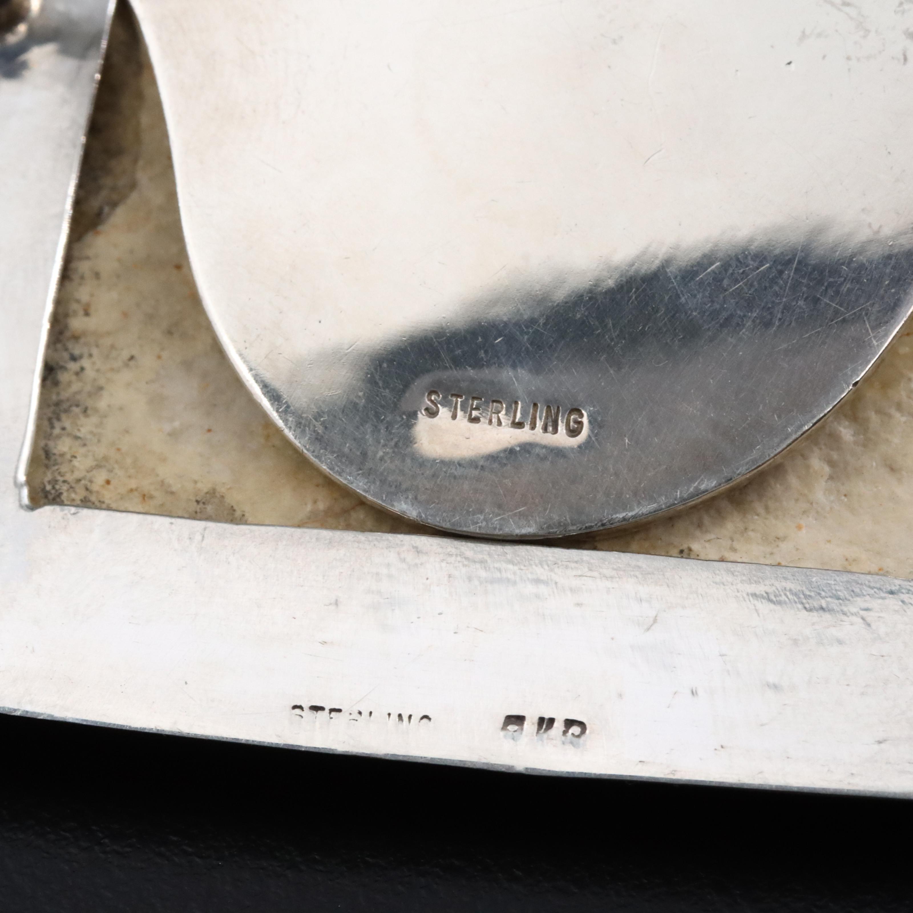 Collection of Sterling Gemstone Pendants Including Amy Kahn Russell & Converter