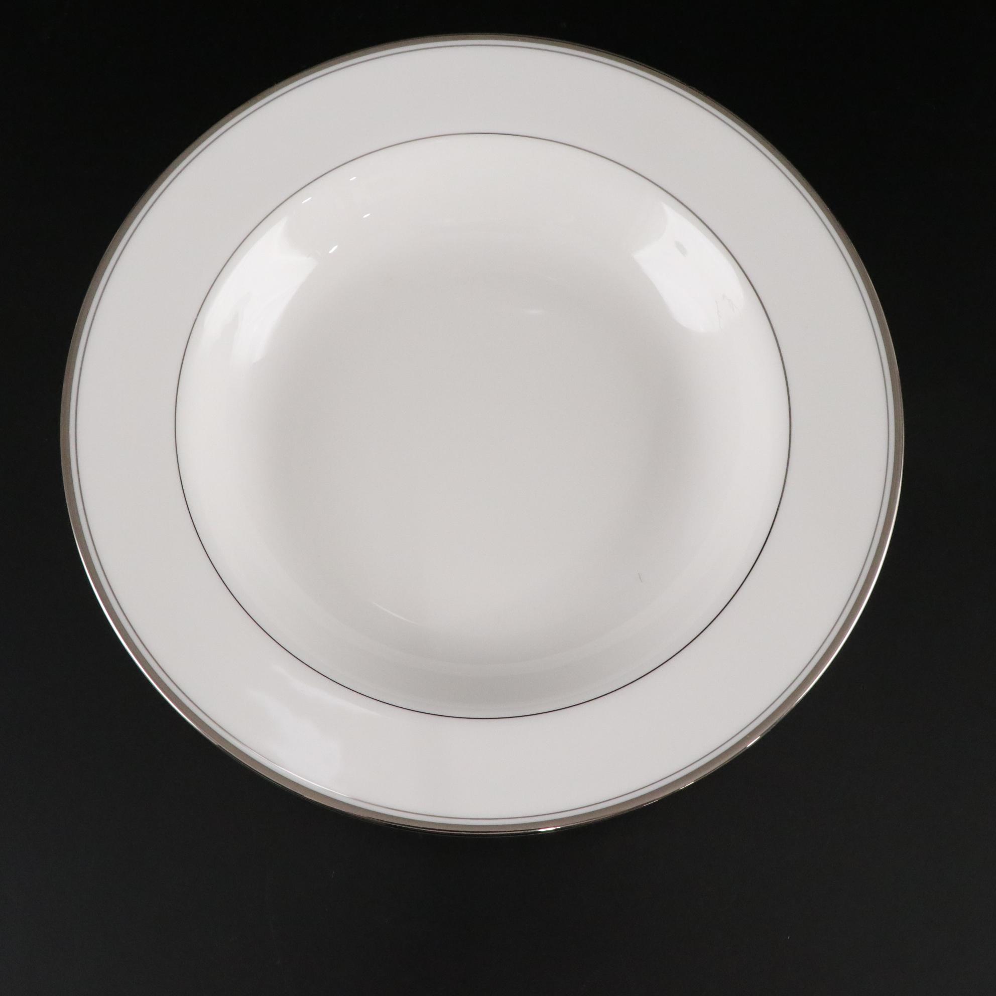 Mikasa "Gothic Platinum" Bone China Five-Piece Place Setting for Four