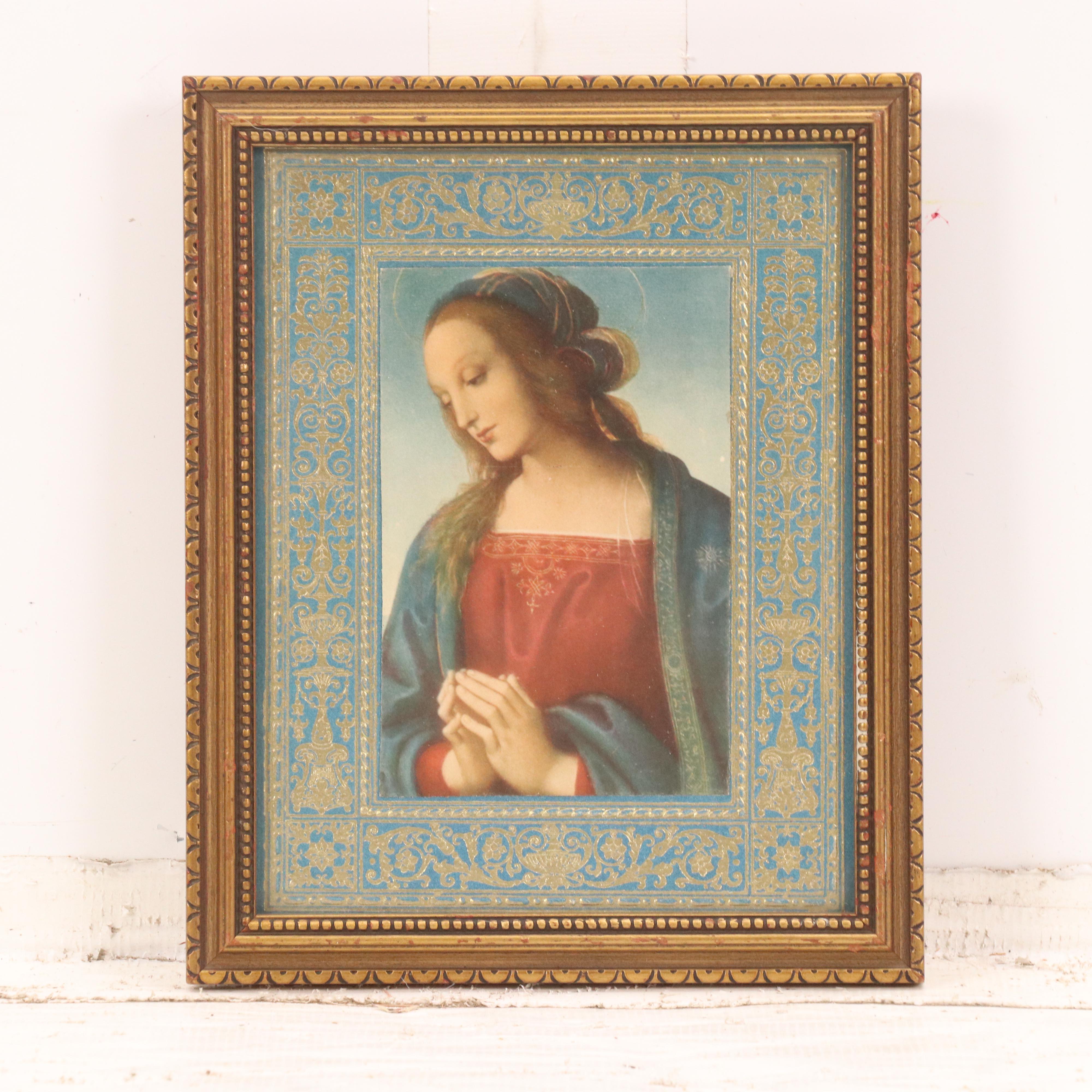 Collotypes After Raphael "Madonna della Seggiola" and More