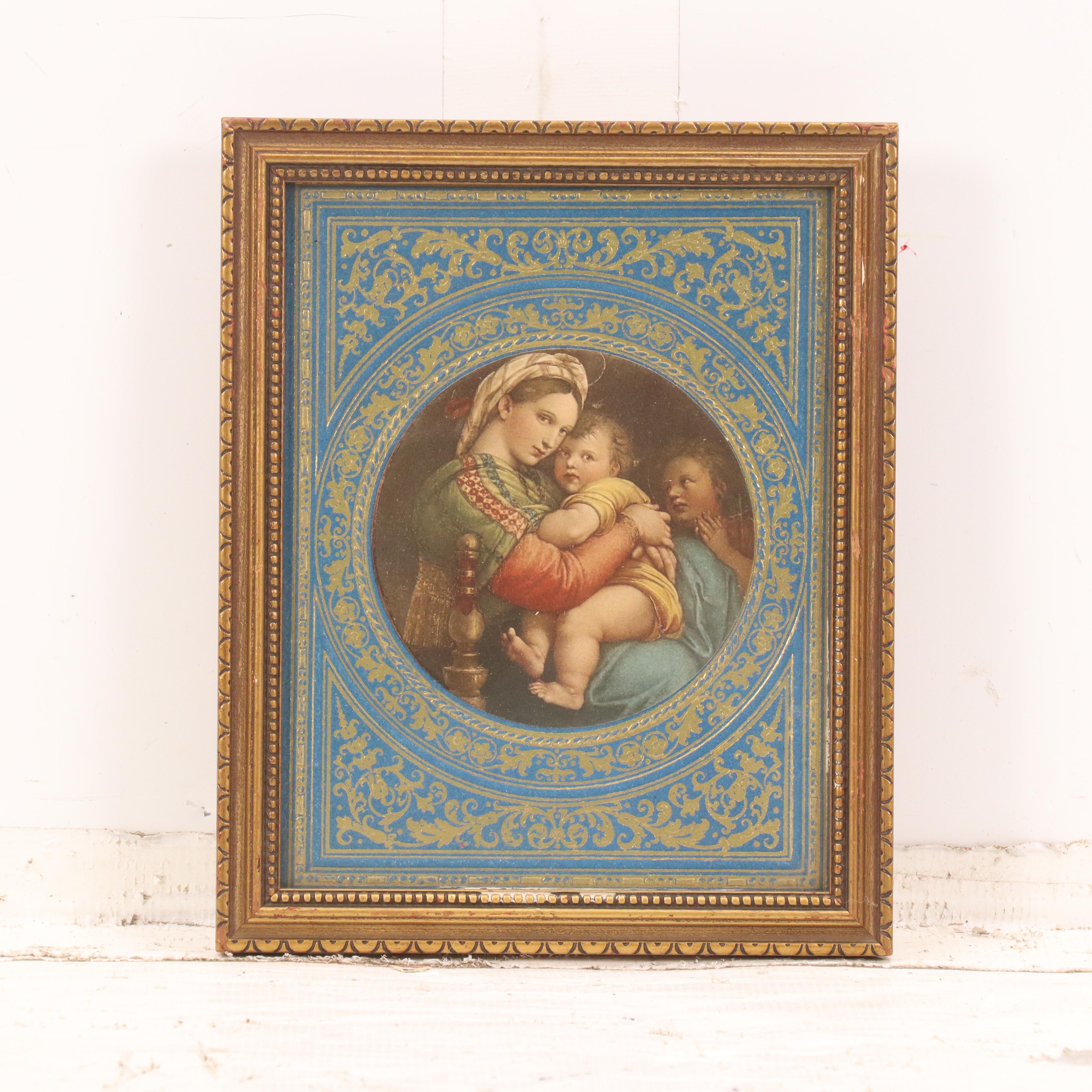 Collotypes After Raphael "Madonna della Seggiola" and More