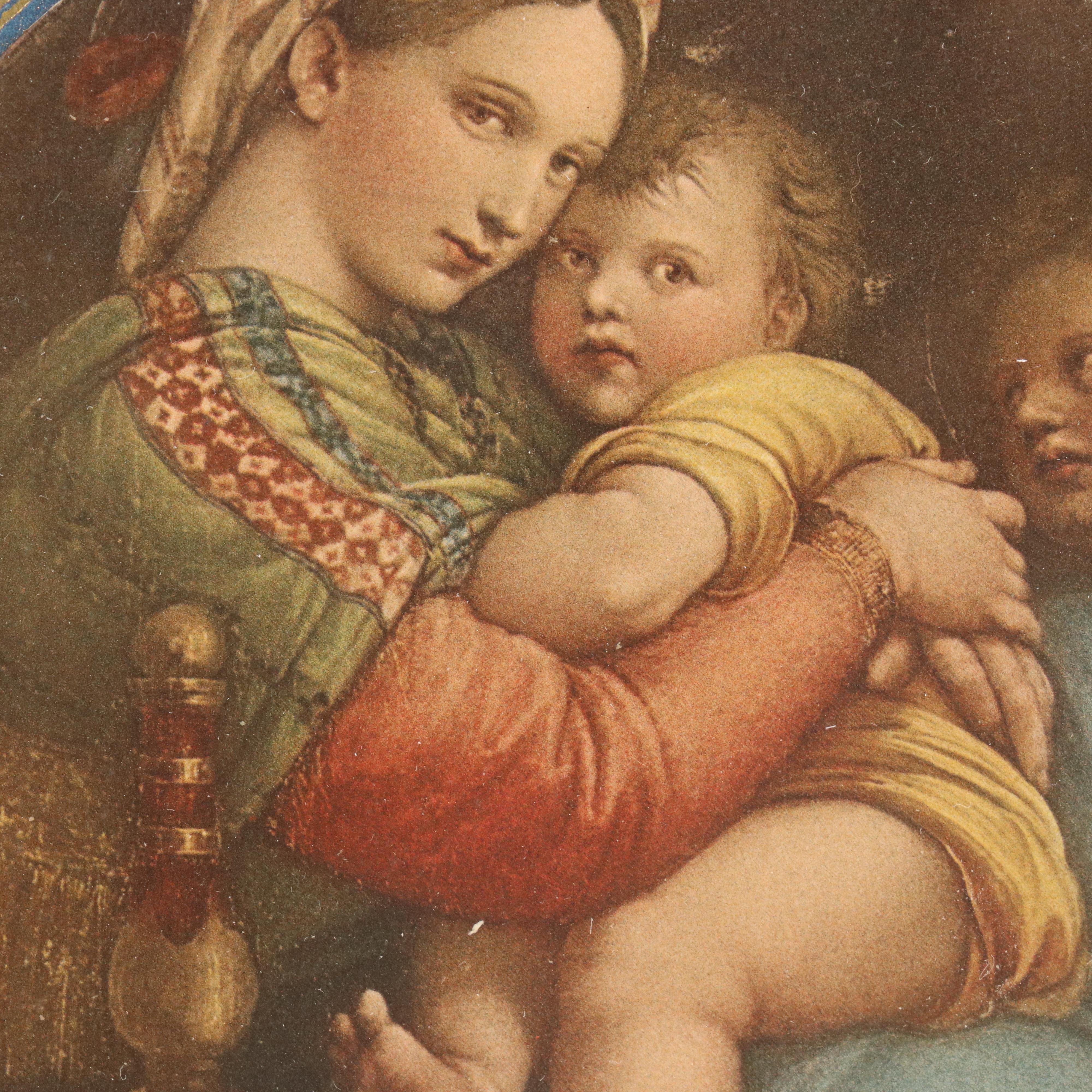 Collotypes After Raphael "Madonna della Seggiola" and More