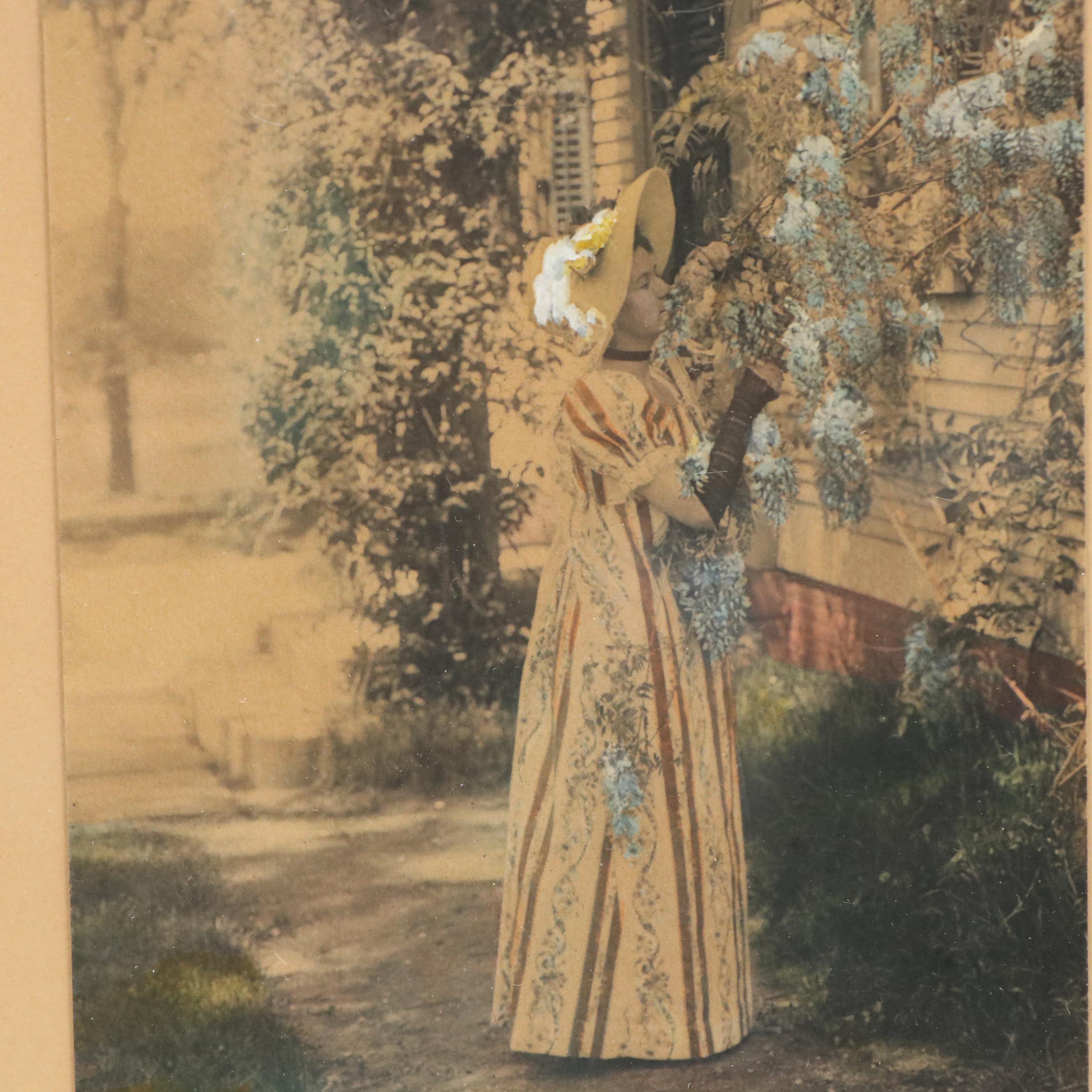 David Davidson Hand-Colored Photograph "May-Time Fragrance," 20th Century
