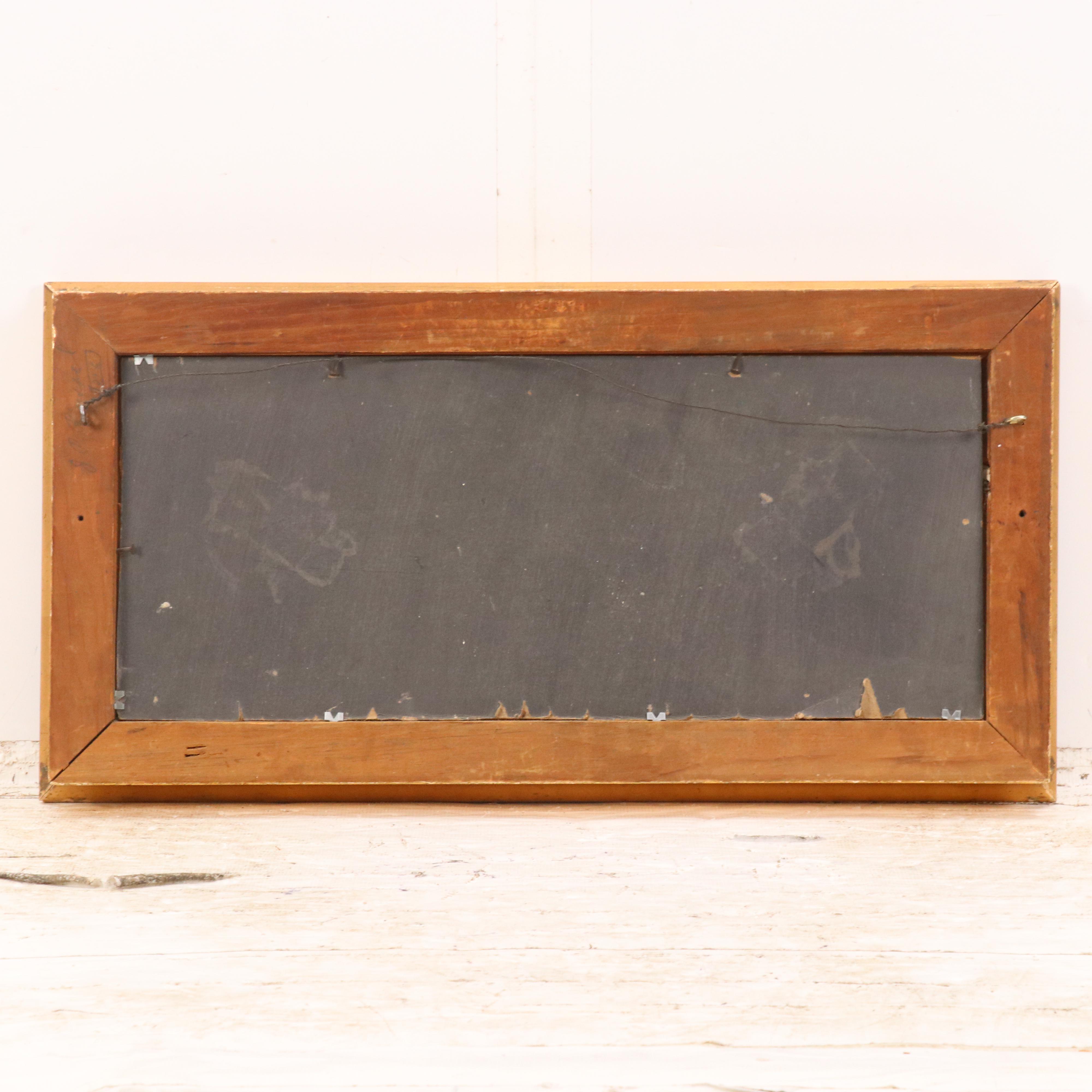 Mountainous Landscape Oil Painting, Late 19th/Early 20th Century