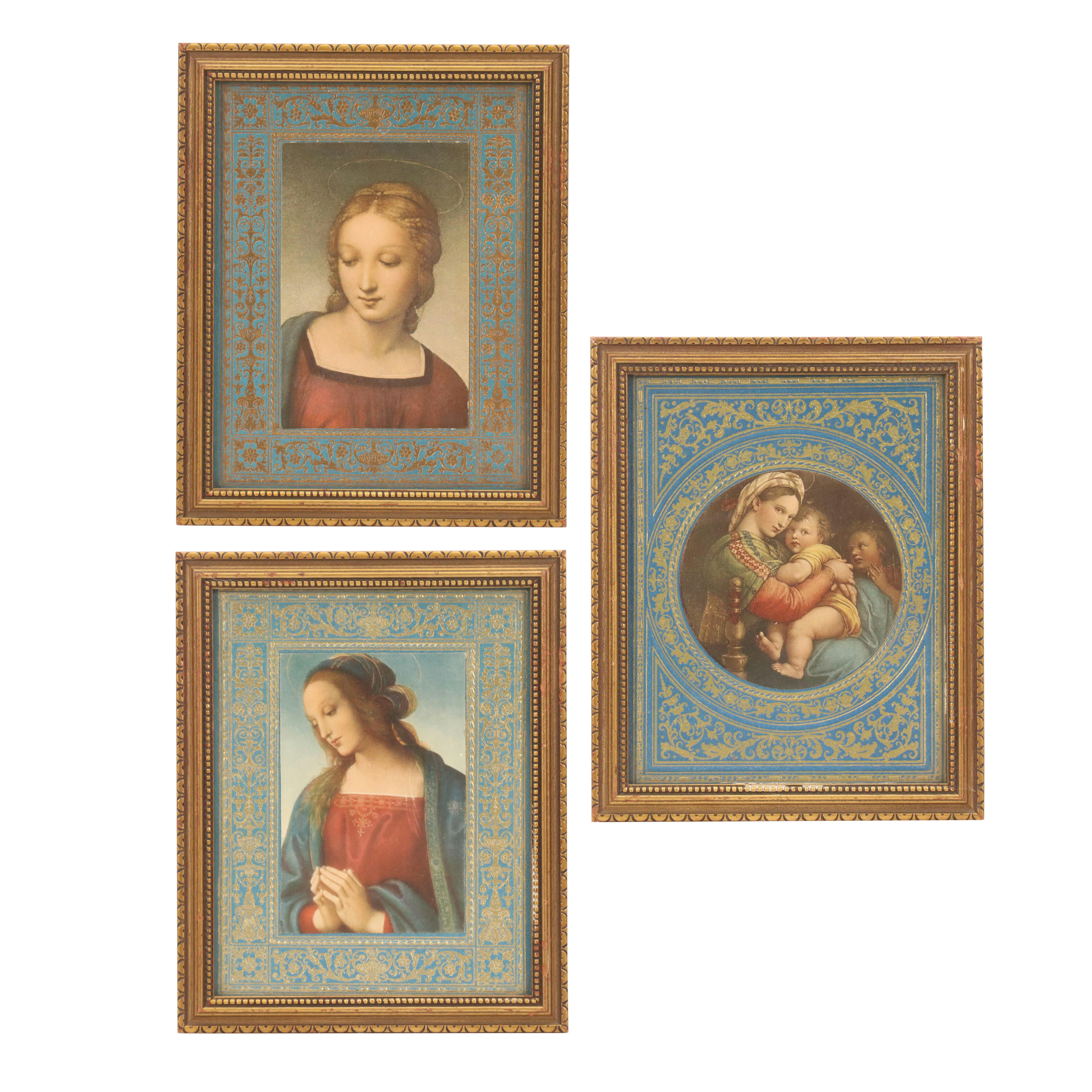 Collotypes After Raphael "Madonna della Seggiola" and More
