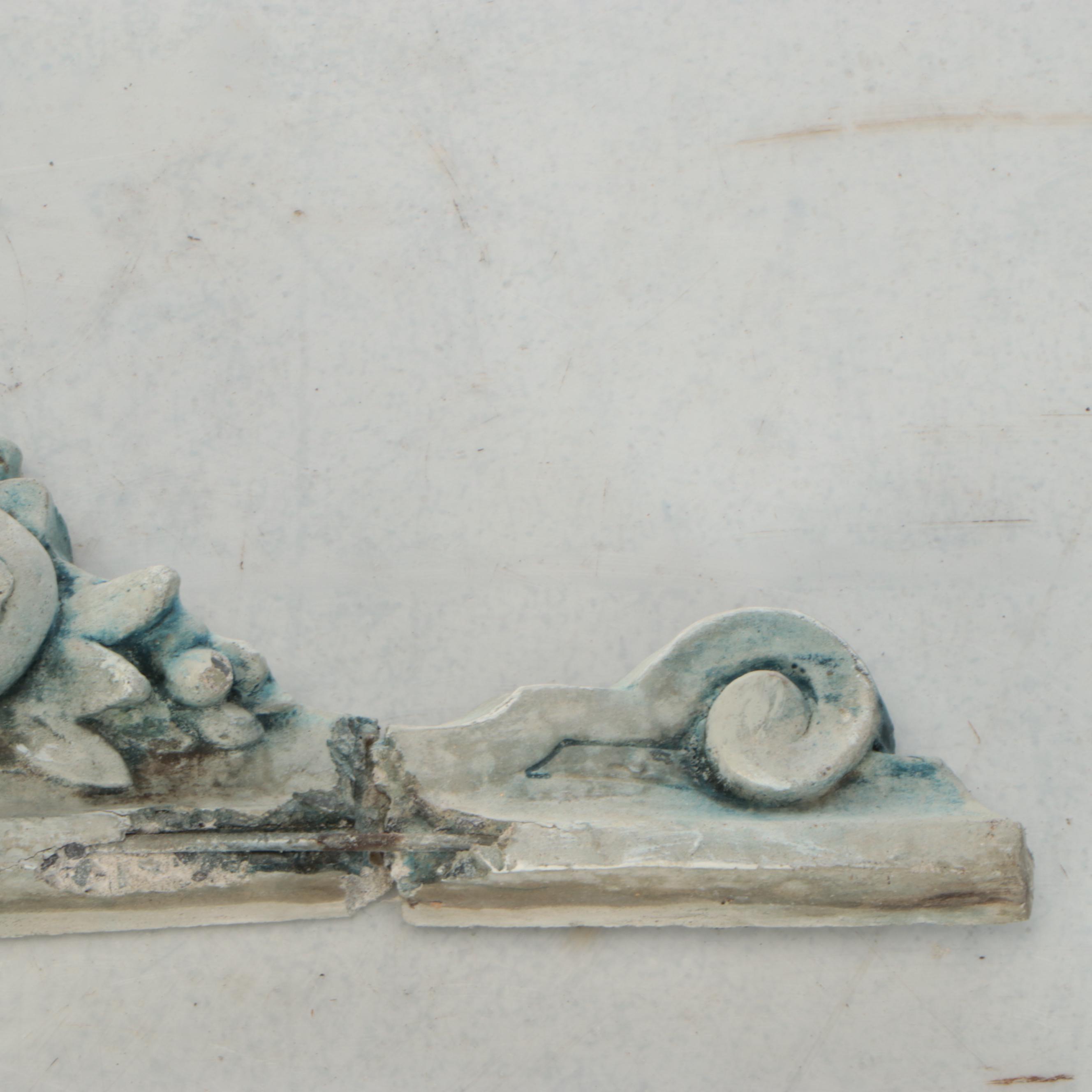 Rococo Revival Carved Stone Wall Décor