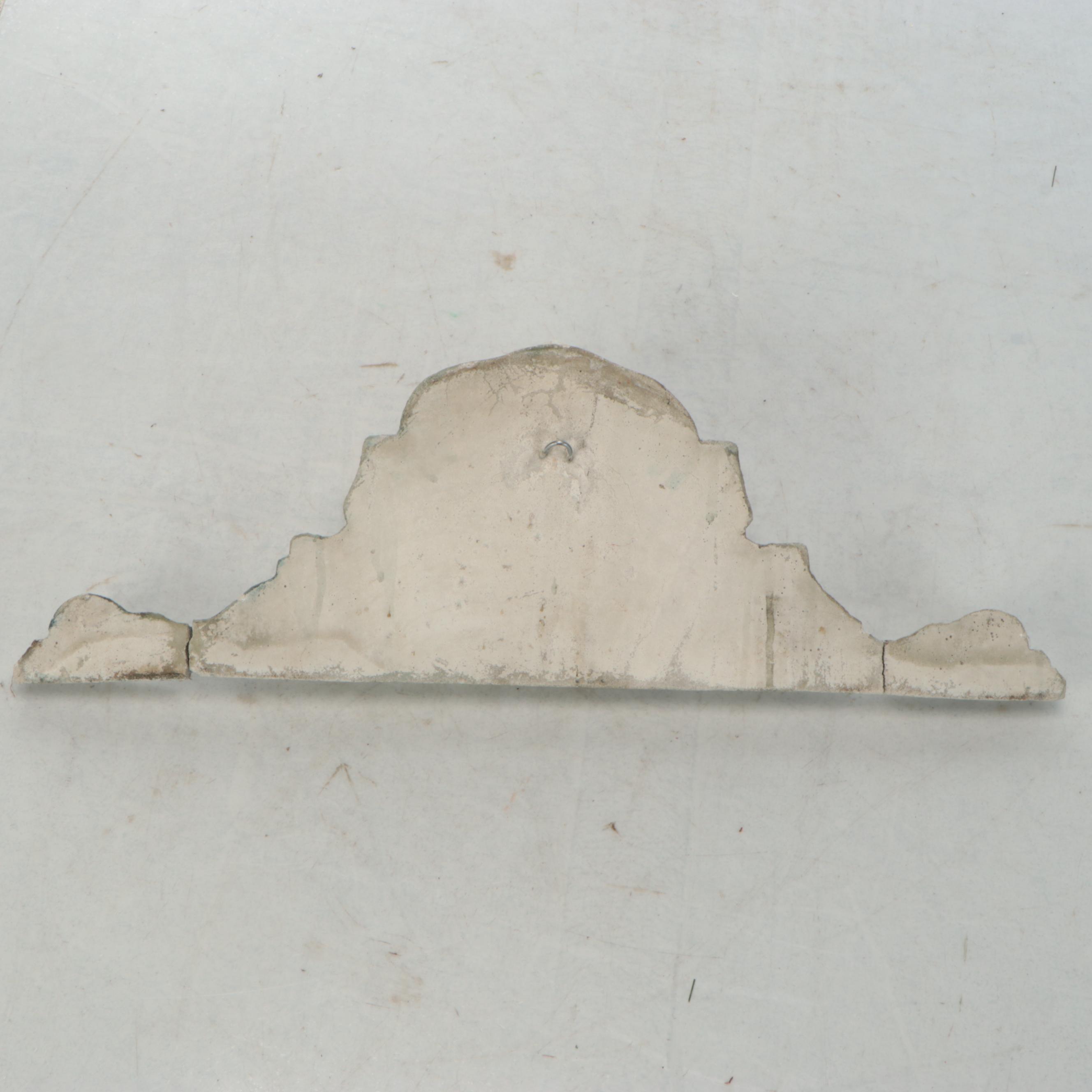 Rococo Revival Carved Stone Wall Décor