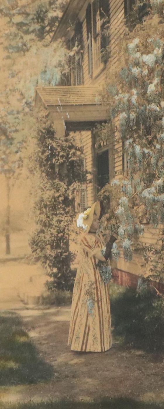 David Davidson Hand-Colored Photograph "May-Time Fragrance," 20th Century
