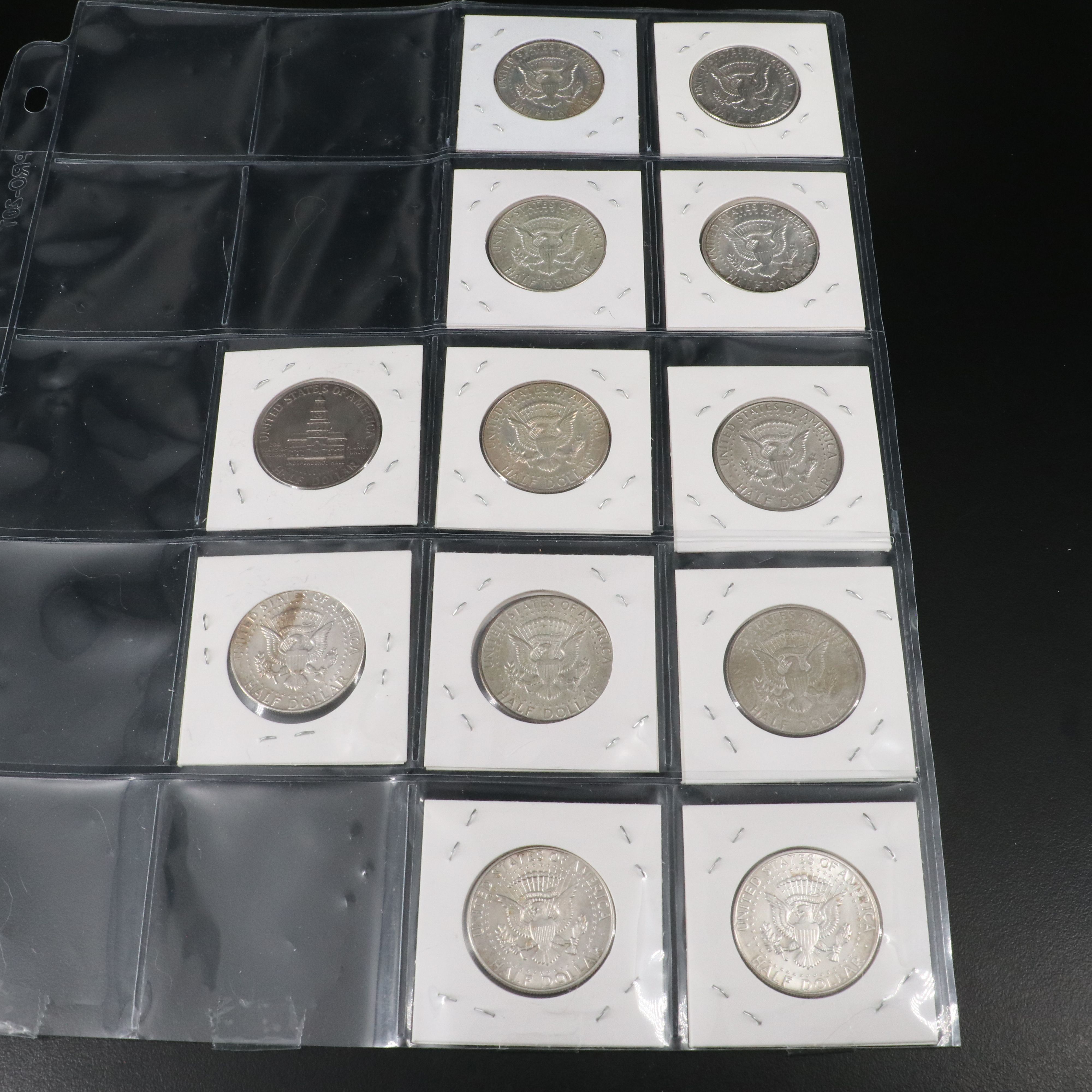 Fifty-Two 40% Silver Kennedy Half Dollars