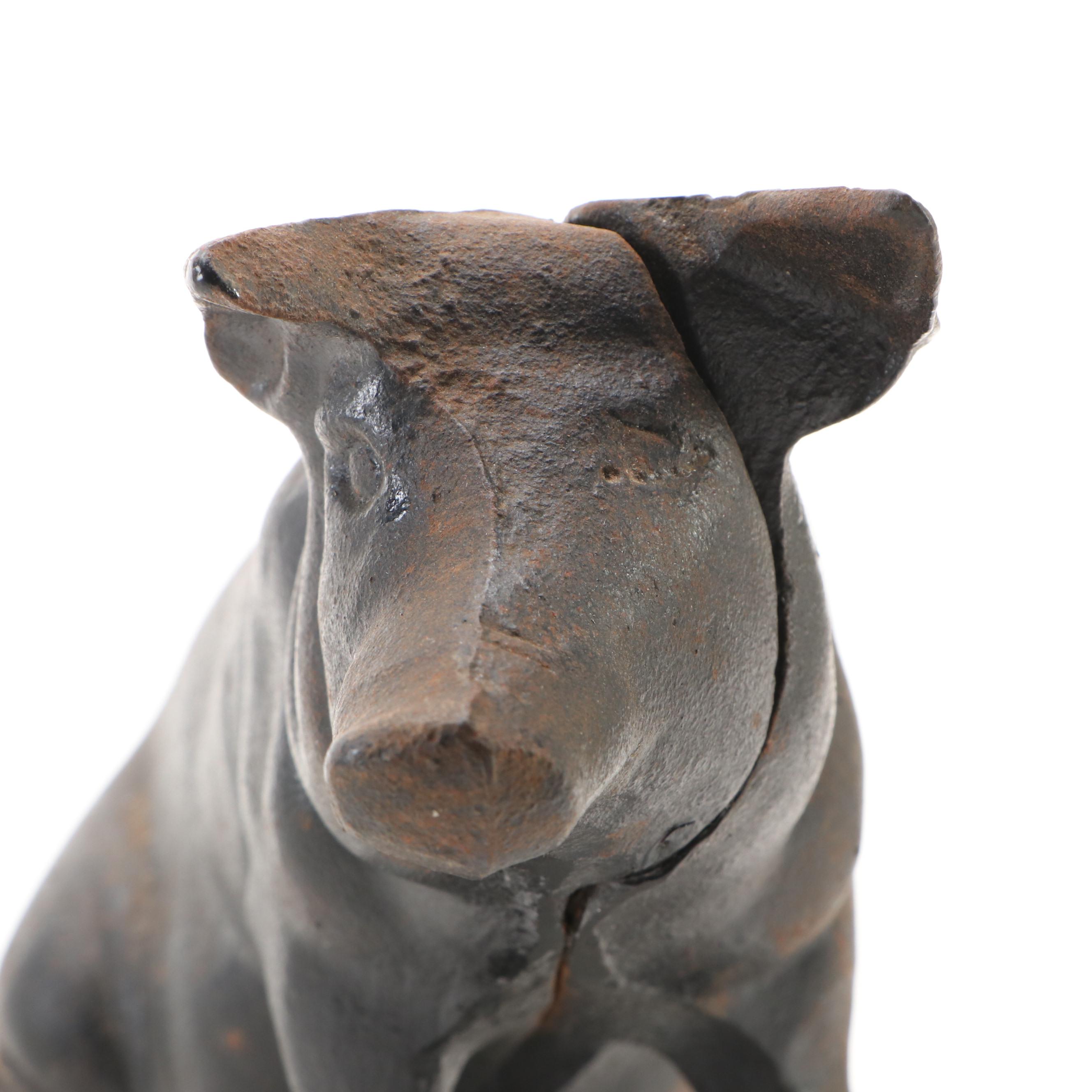 Cast Iron Piggy Bank, 20th Century