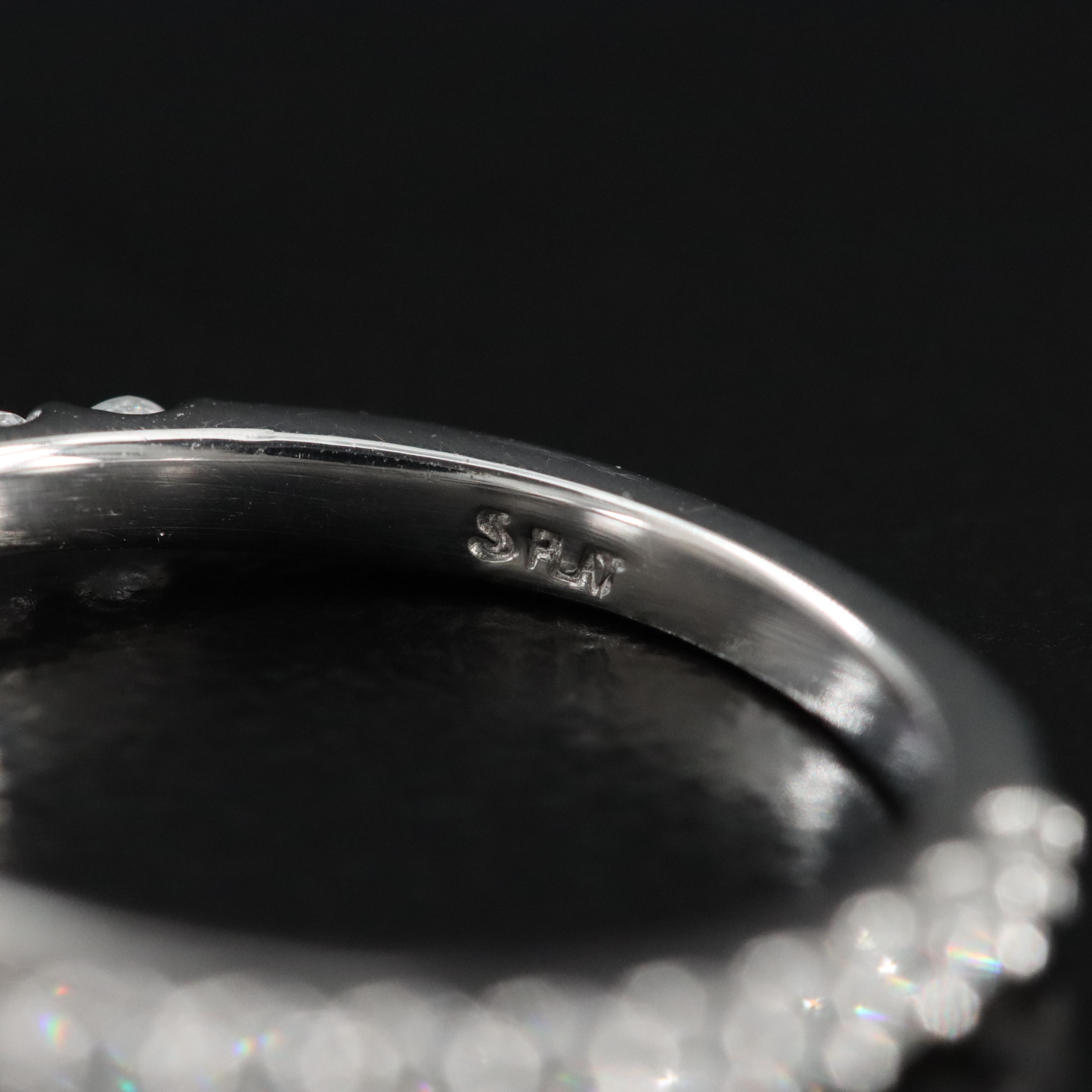 Platinum 1.90 CTW Diamond Ring with GIA eReport