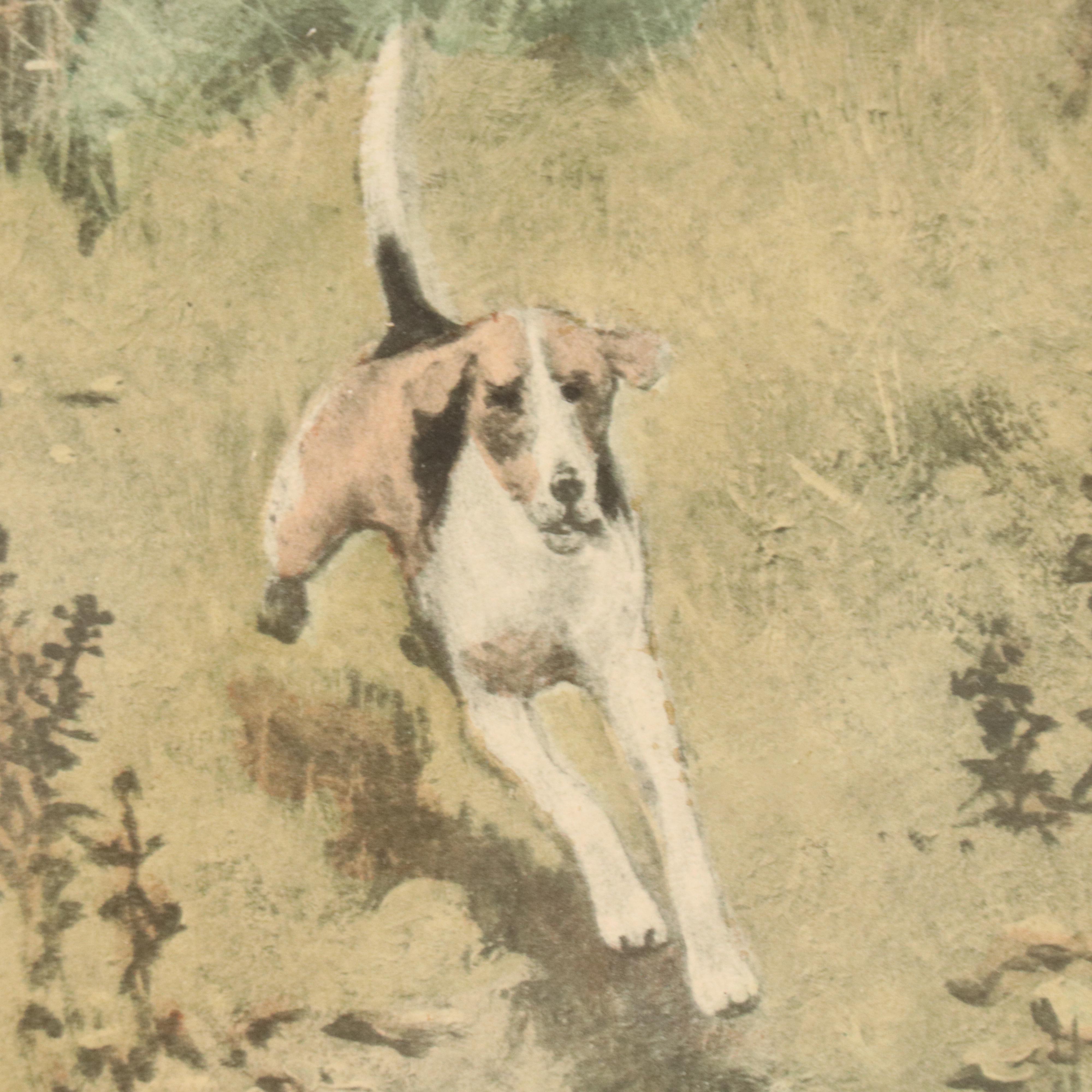 Offset Lithograph After G. D. Rowlandson "A Business Like Trio"