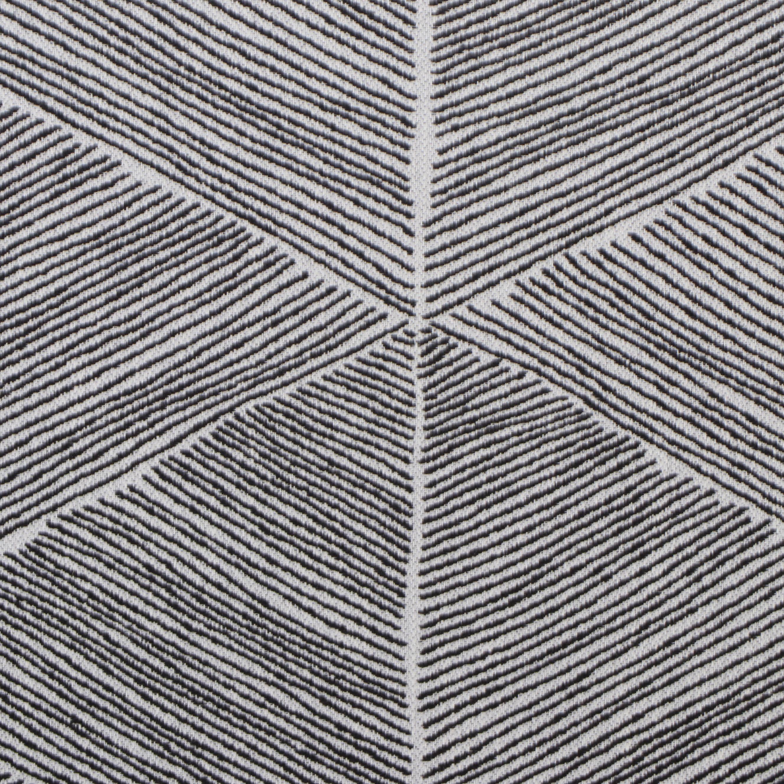 Contemporary Black and White Upholstered Swivel Club Chair