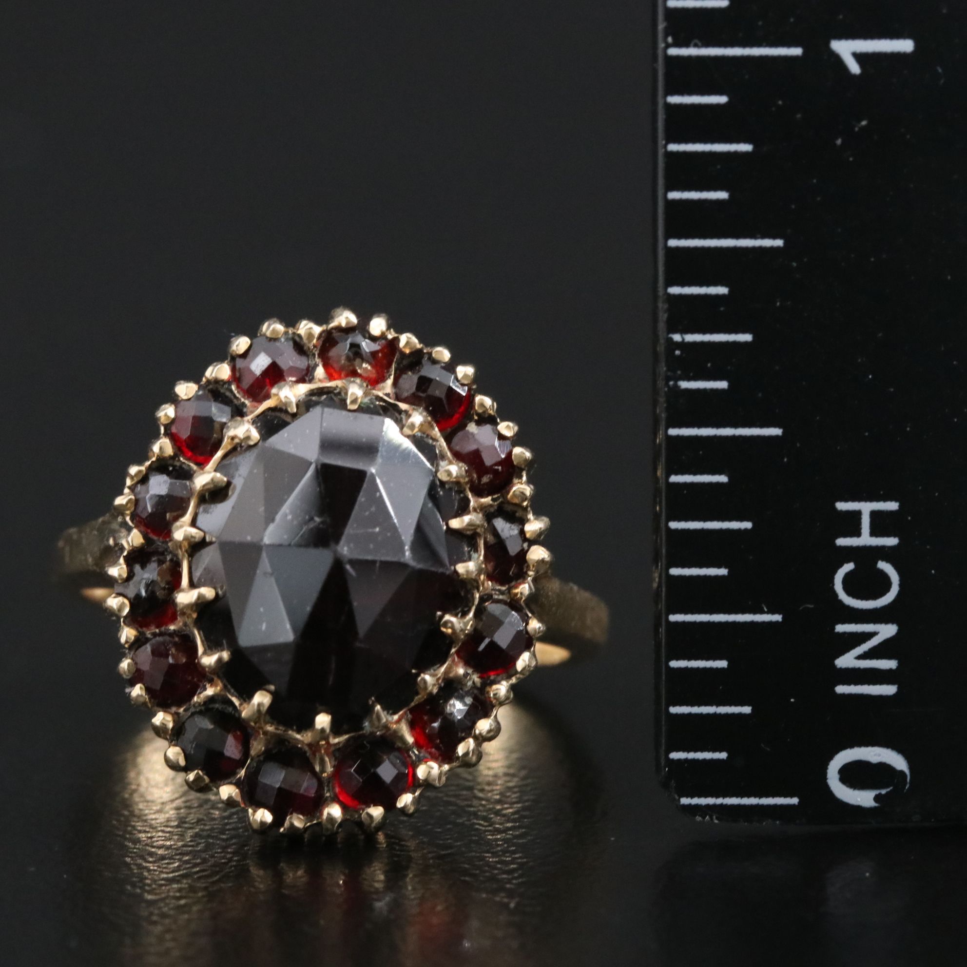 14K Garnet Ring