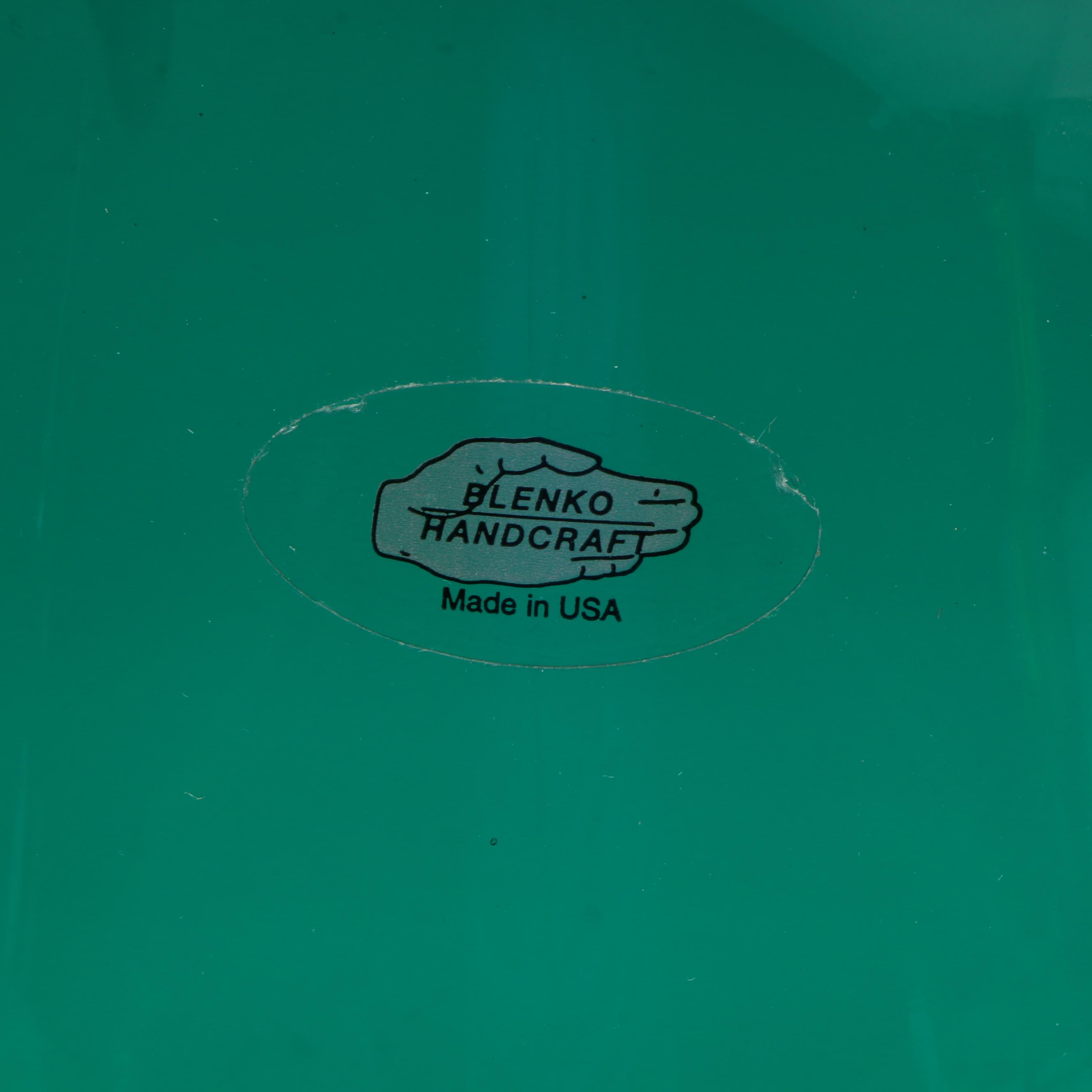 Richard Blenko MCM Style Glass Pitcher