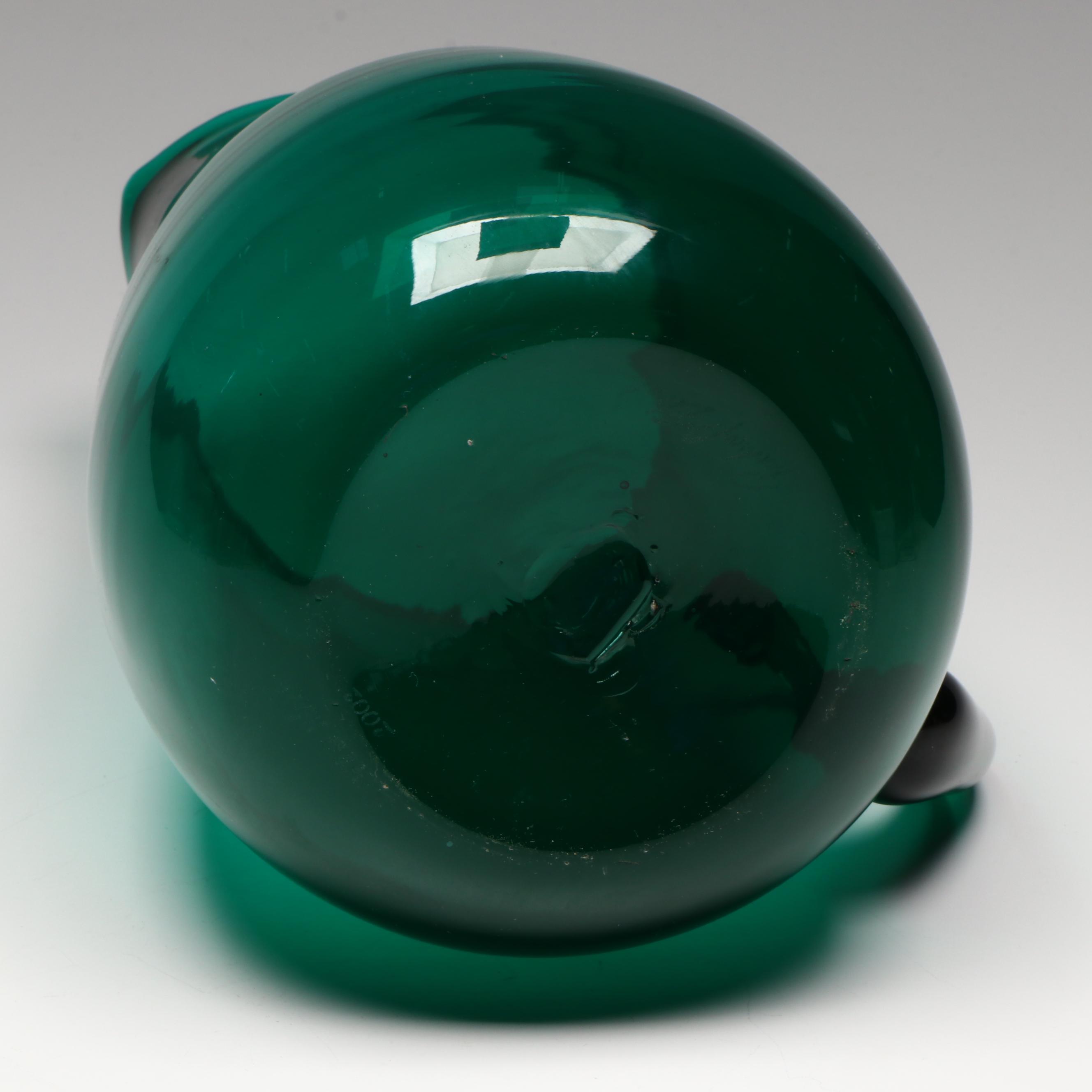 Richard Blenko MCM Style Glass Pitcher