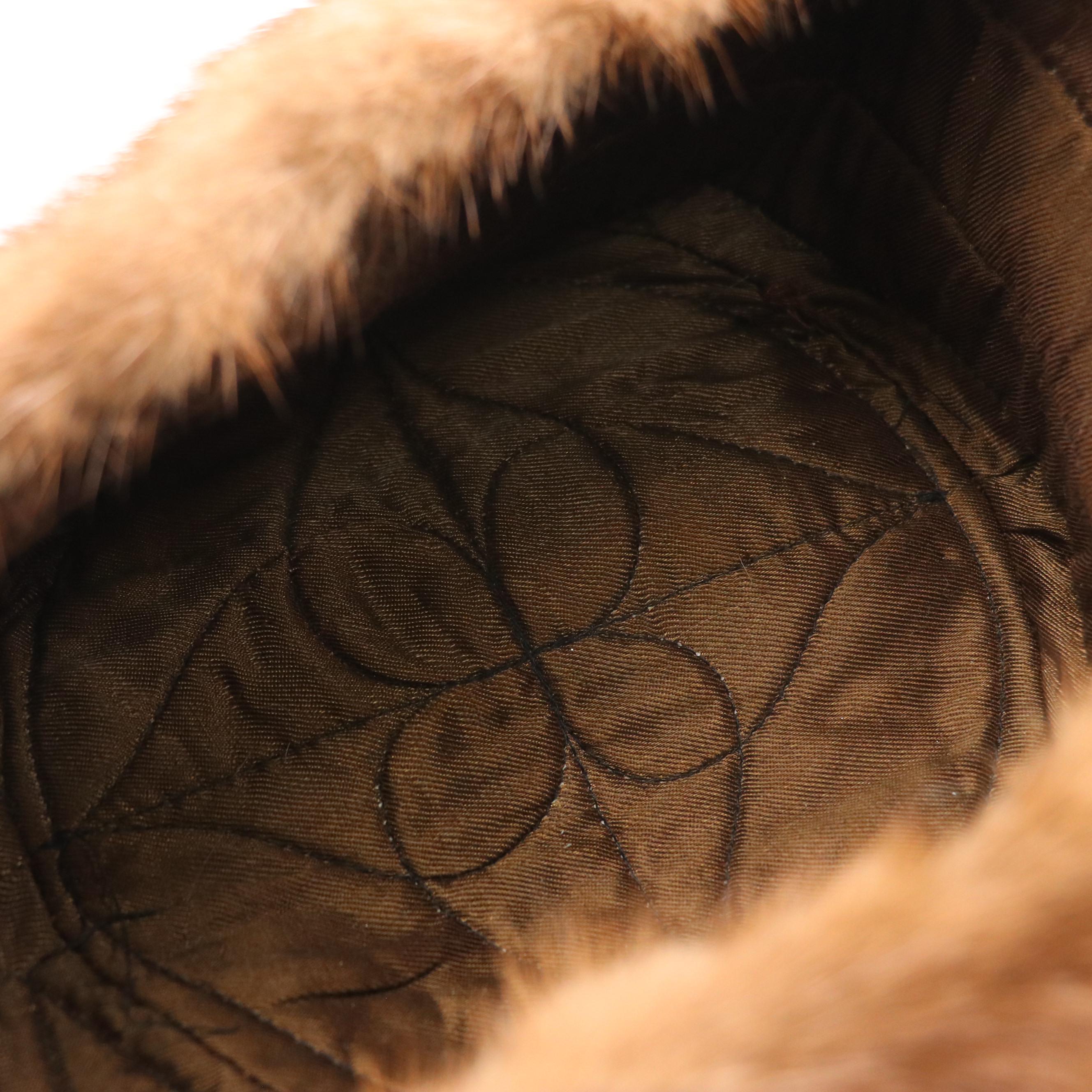 Forhat and Other Vintage Mink Fur Pillbox Hats