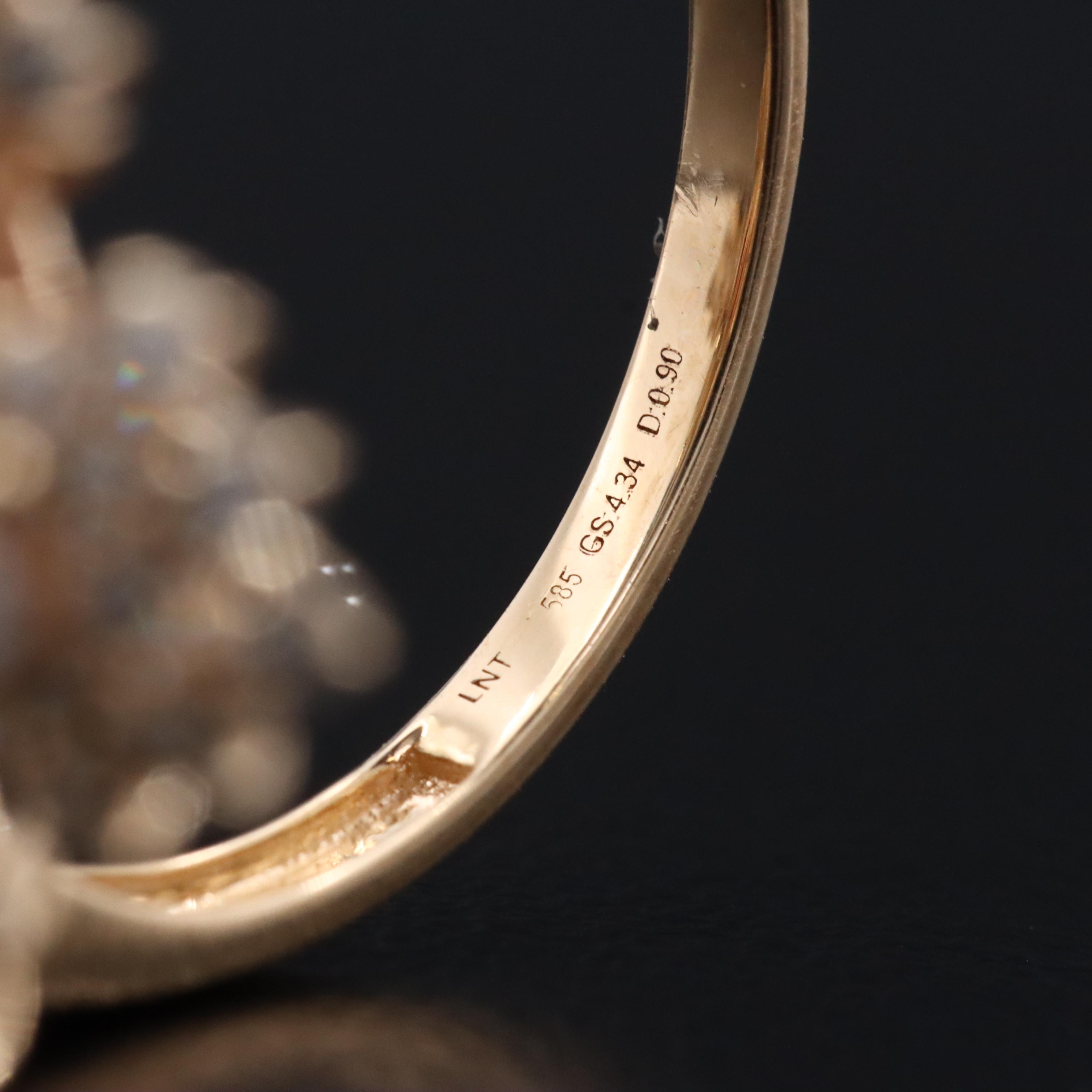 14K 3.51 CT Ruby, White Sapphire, and Diamond Ring with IGI Jewelry Report