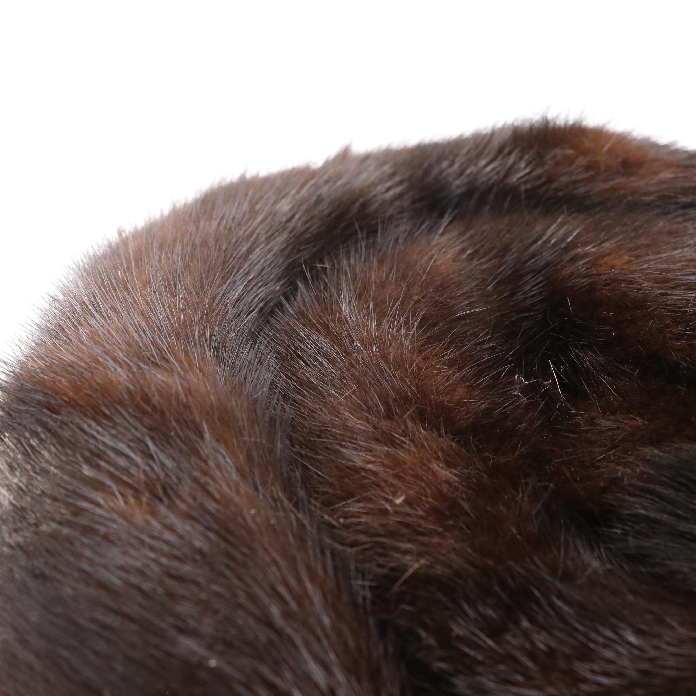 Forhat and Other Vintage Mink Fur Pillbox Hats