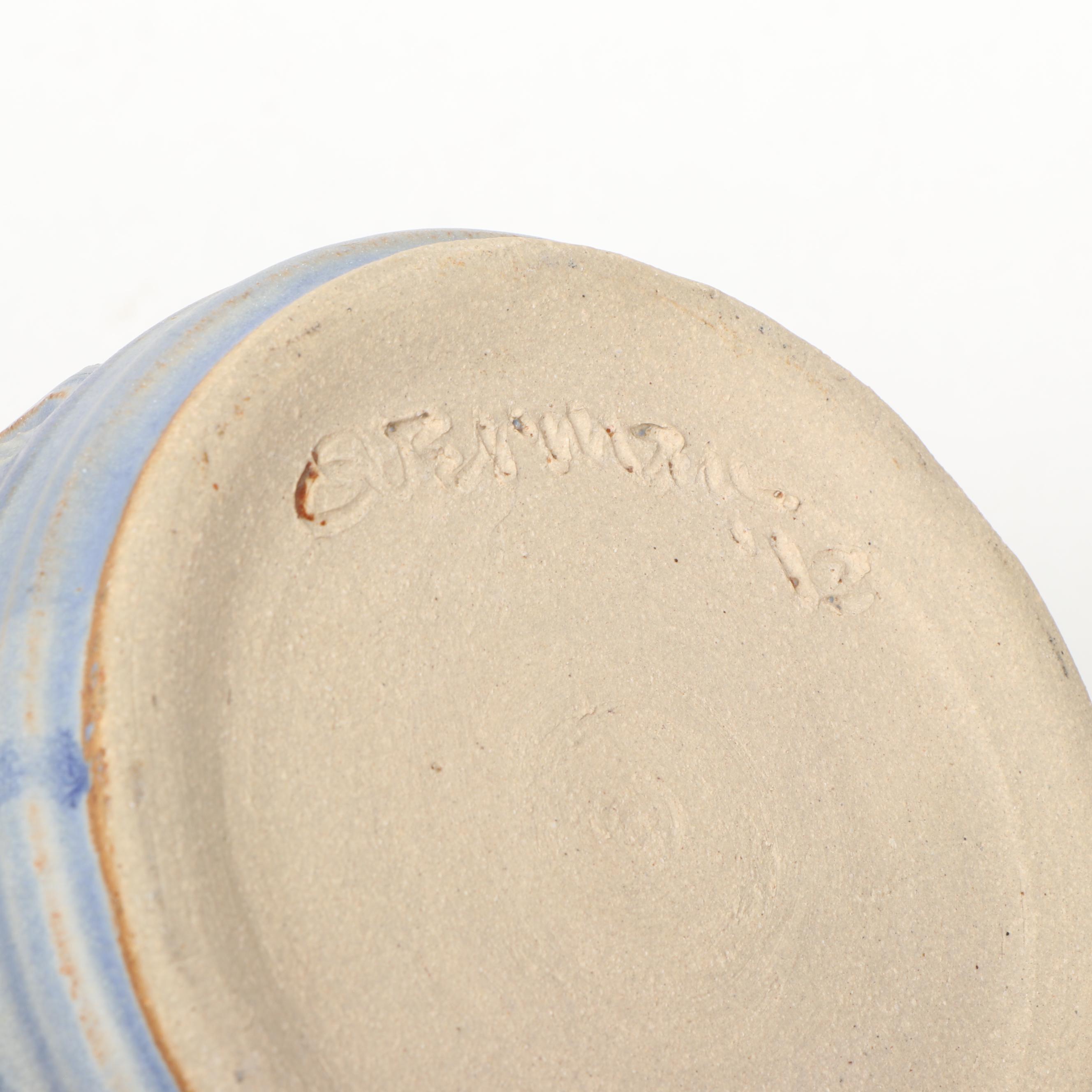 Dick Overman Stoneware Wine Bottle Holders, 21st Century