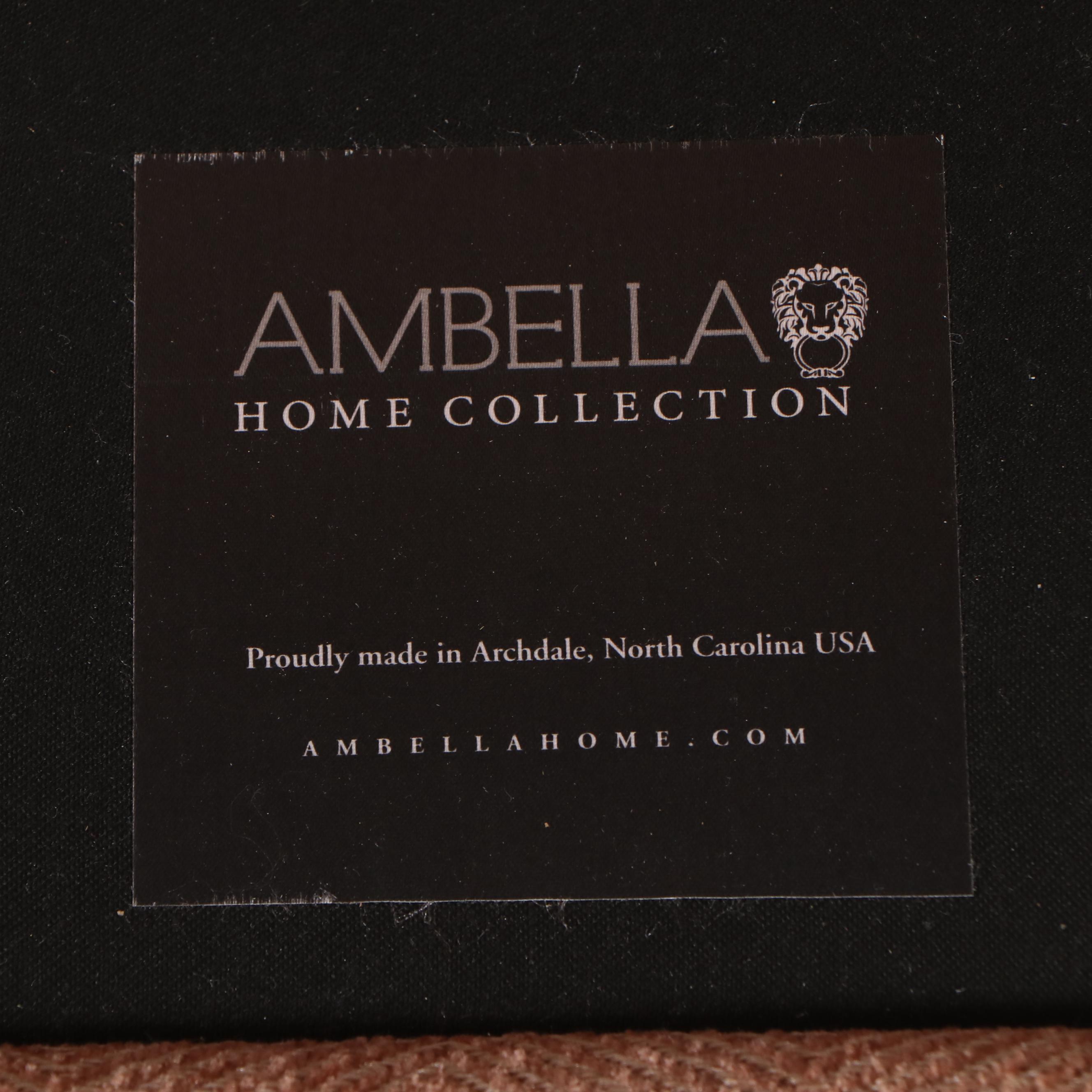 Ambella Home Collection Contemporary Chenille Upholstered Armchair