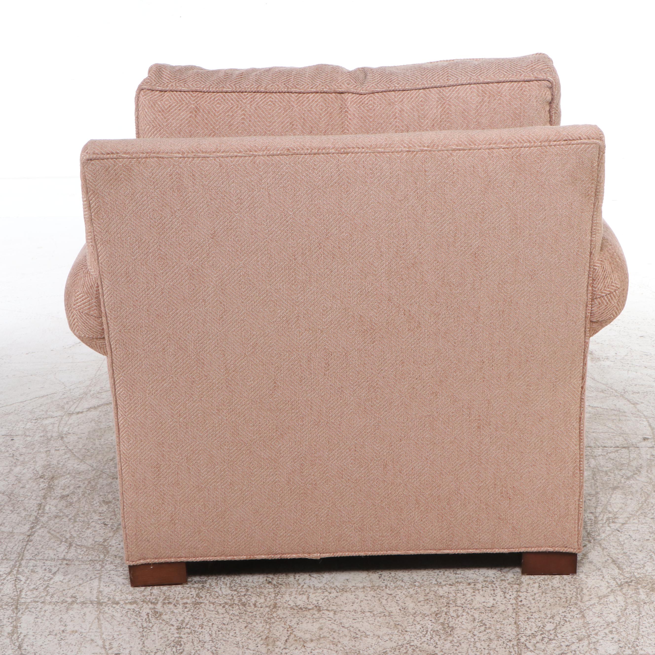 Ambella Home Collection Contemporary Chenille Upholstered Armchair