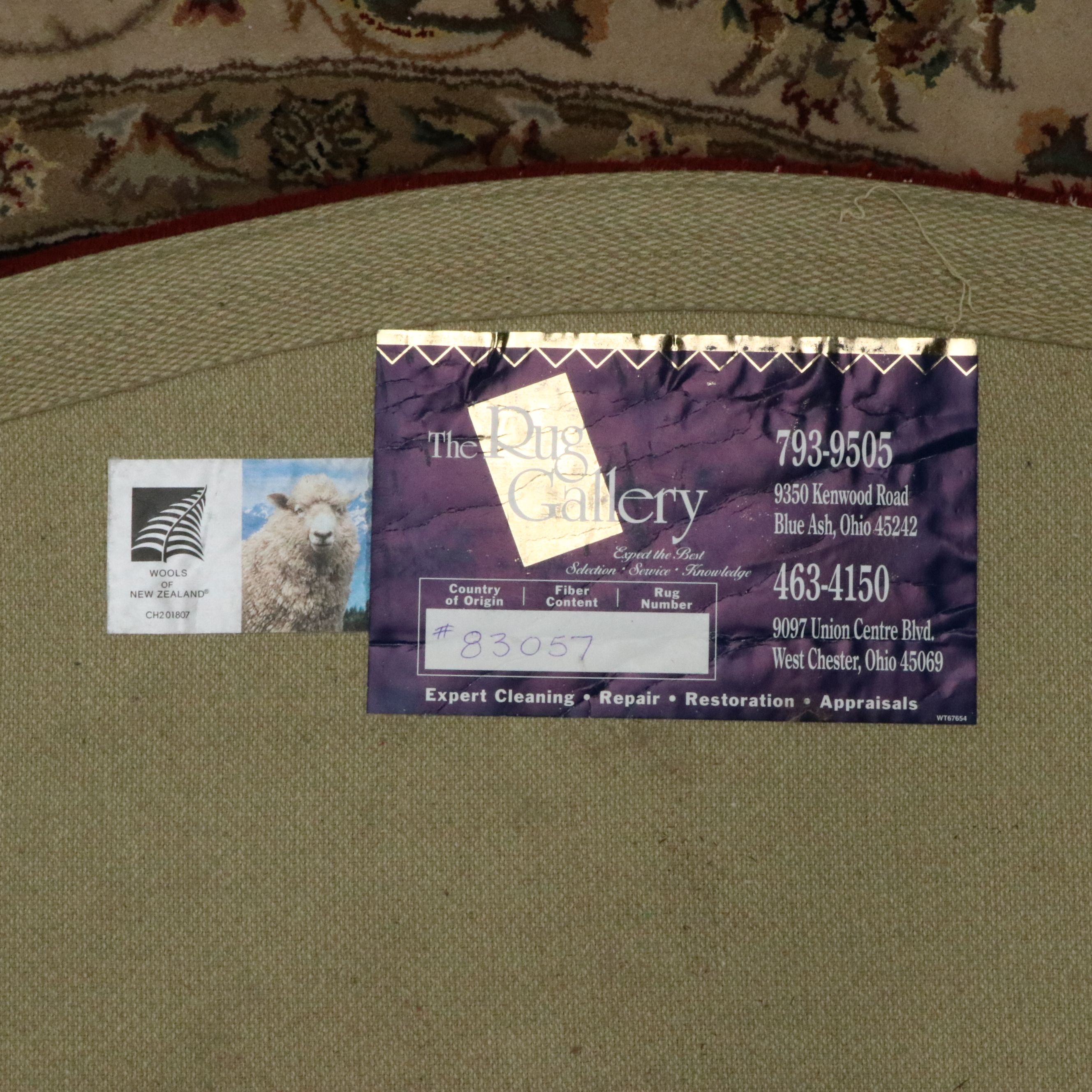 Two Hand-Tufted The Rug Gallery Indian Agra Area Rugs