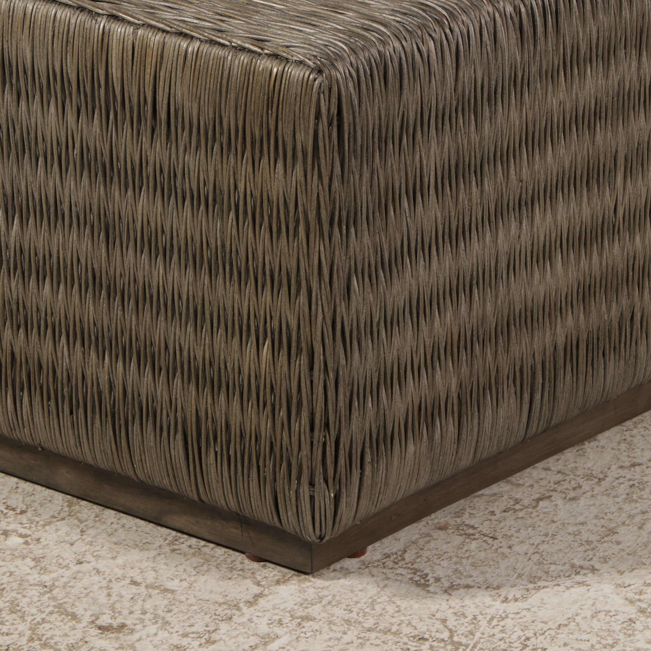 Lexington Furniture Contemporary Wicker Rattan Coffee Table