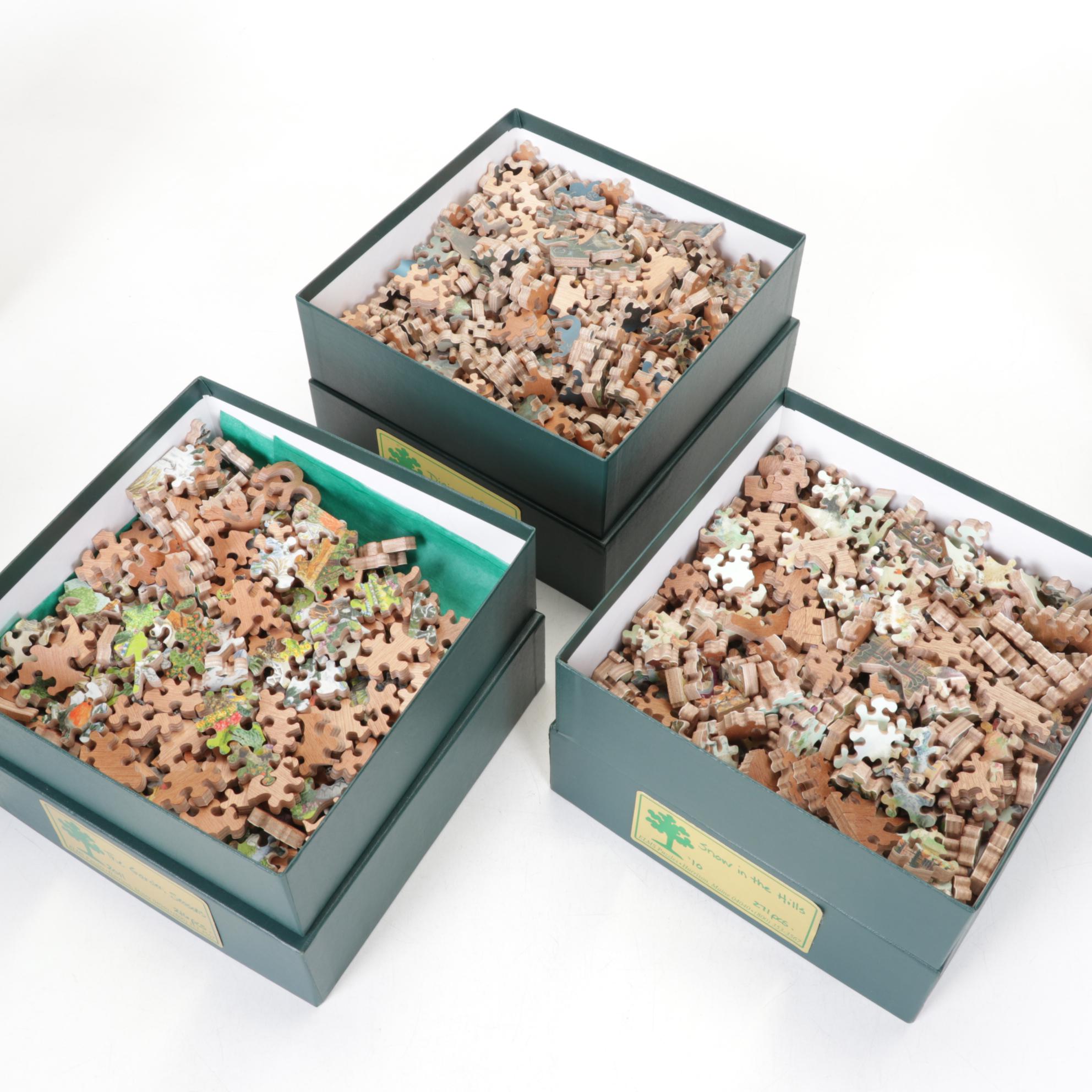 Elms and Other Precision Cut Jigsaw Puzzles, 21st Century