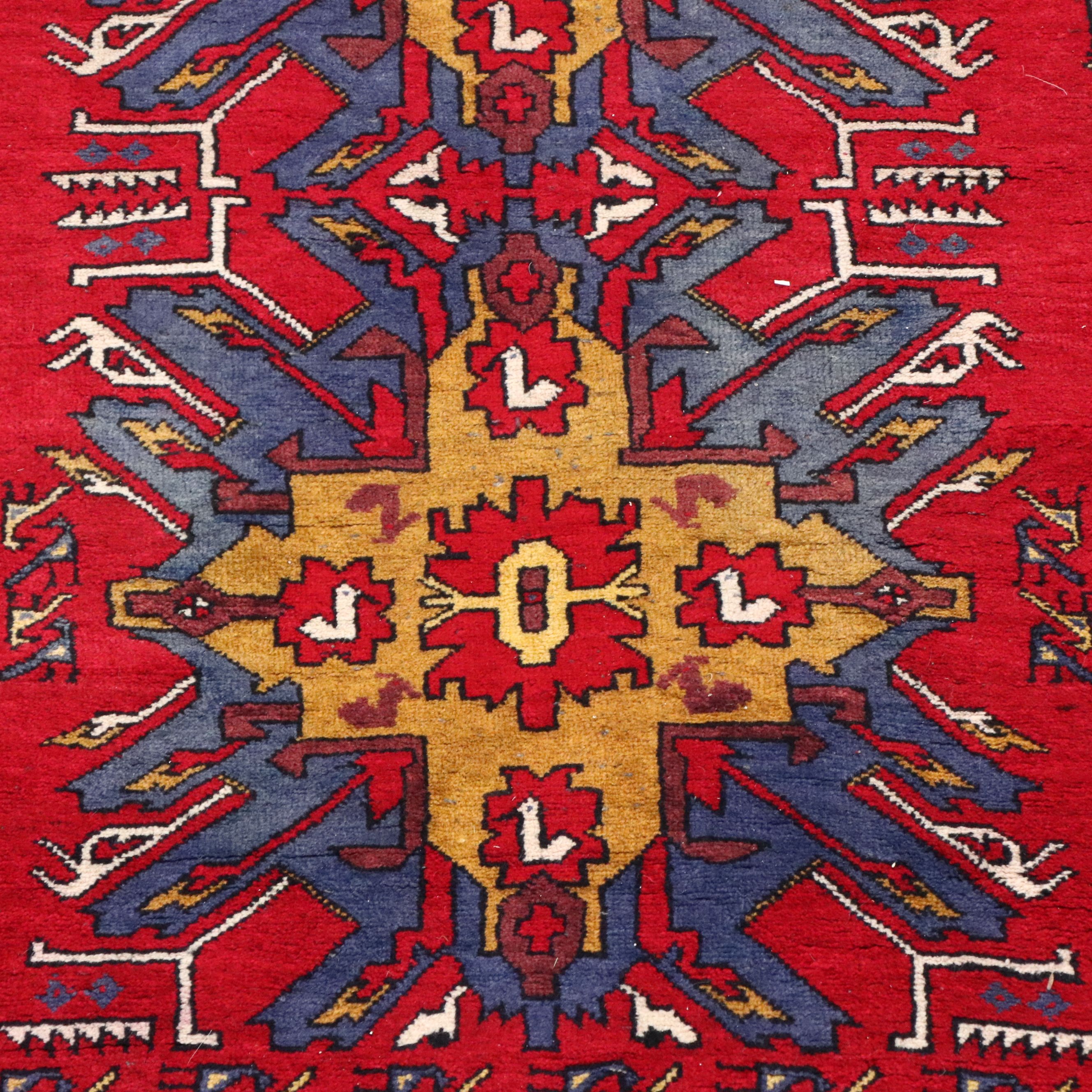 3'2 x 10'11 Hand-Knotted Caucasian Kazak Long Rug