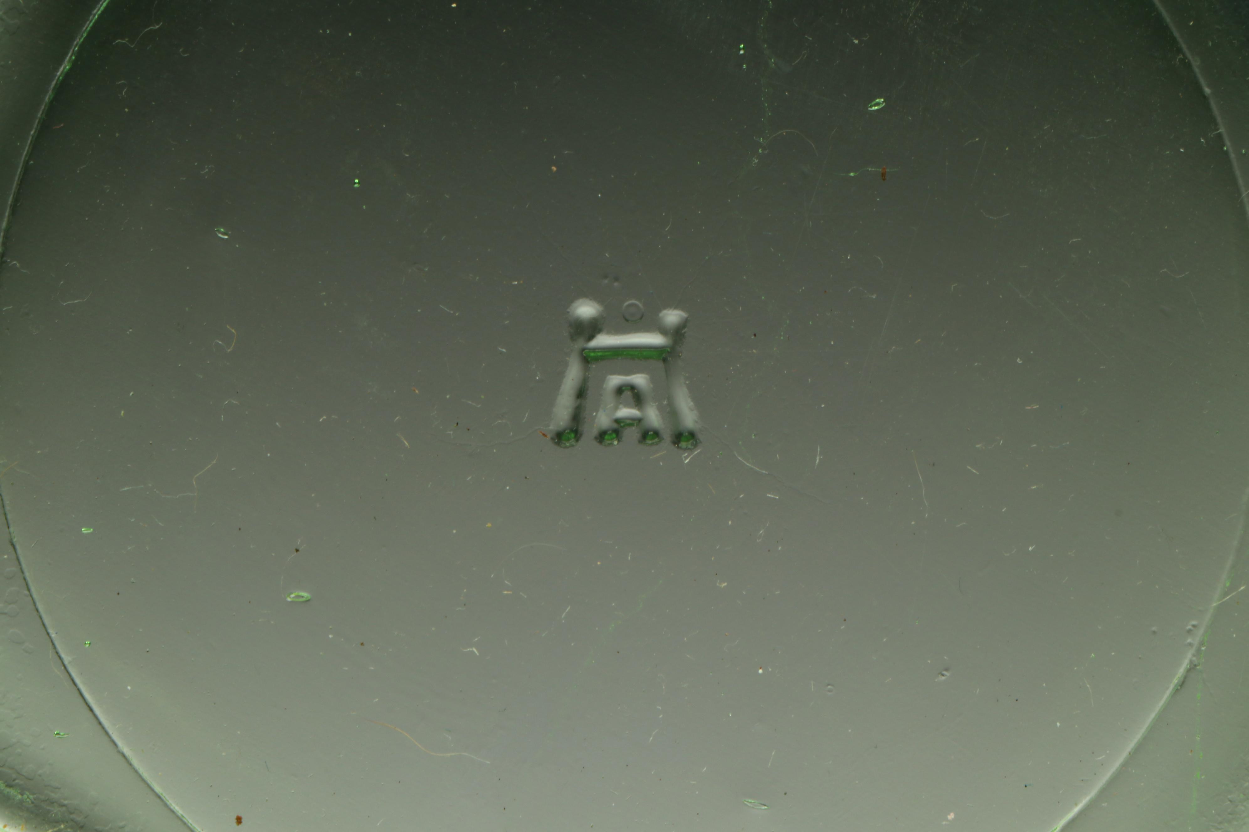 Hazel Atlas and Other Art Deco Uranium Glass Refrigerator Dishes and Kitchenware