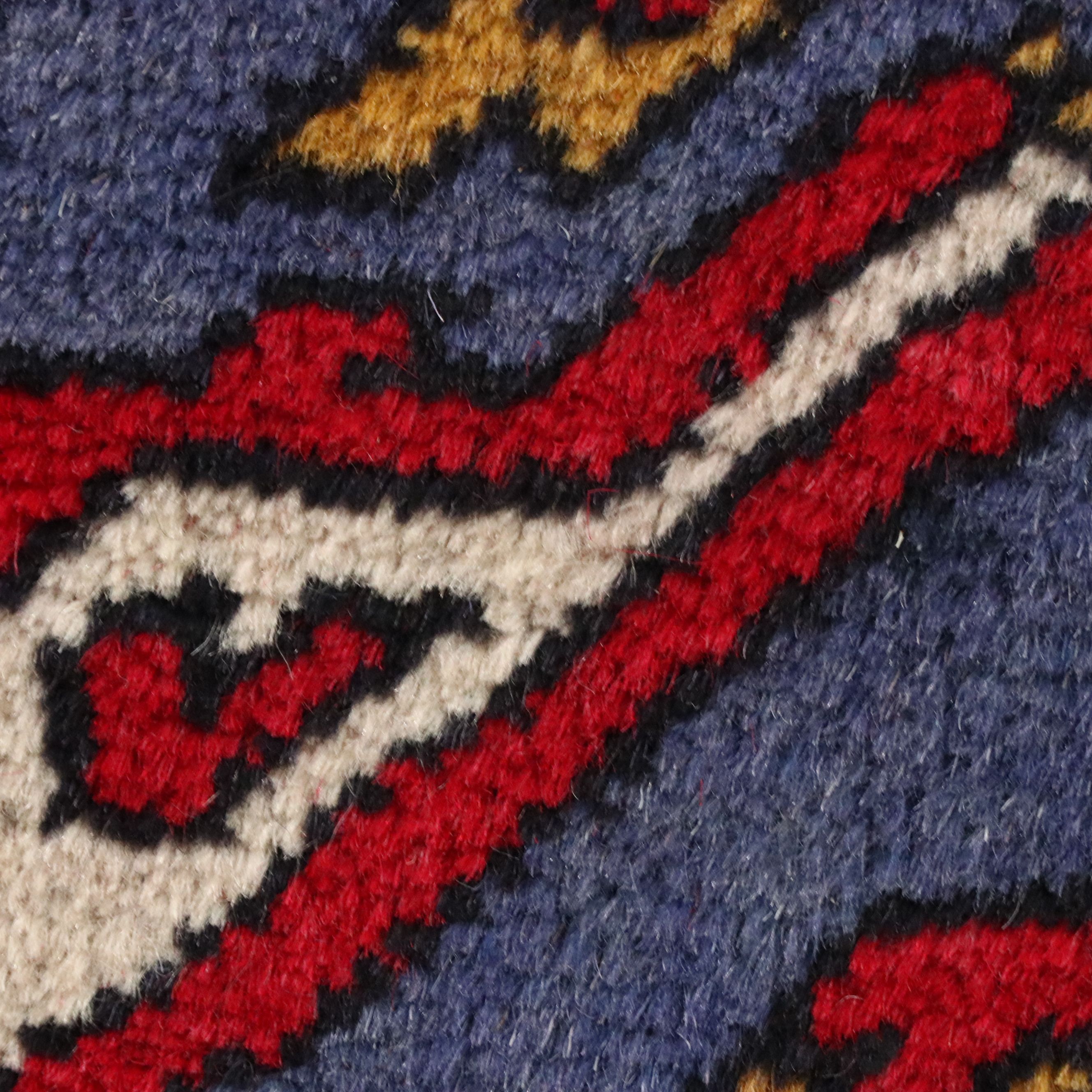 3'2 x 10'11 Hand-Knotted Caucasian Kazak Long Rug