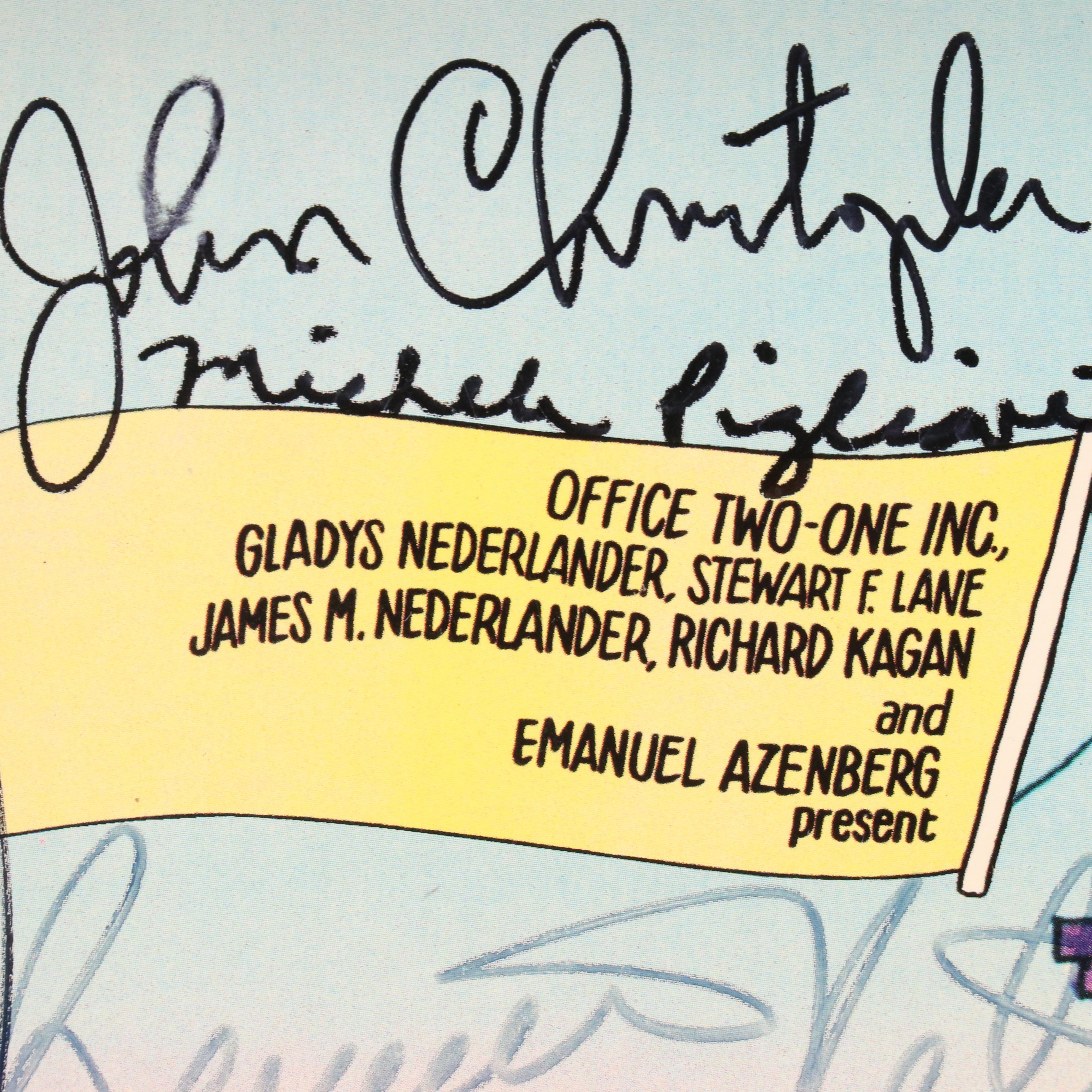 "The Goodbye Girl" Show Poster Autographed by Cast Including Martin Short