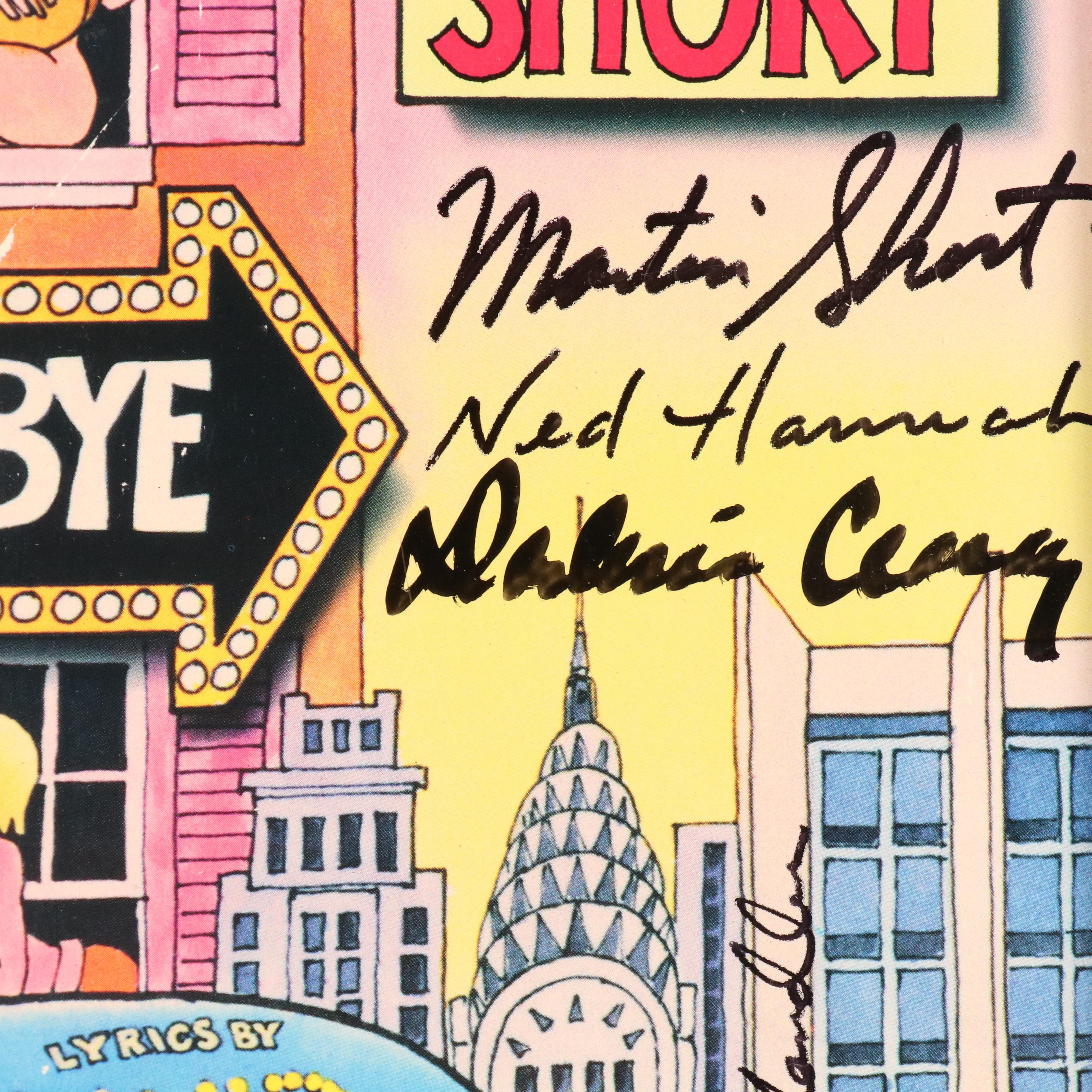 "The Goodbye Girl" Show Poster Autographed by Cast Including Martin Short