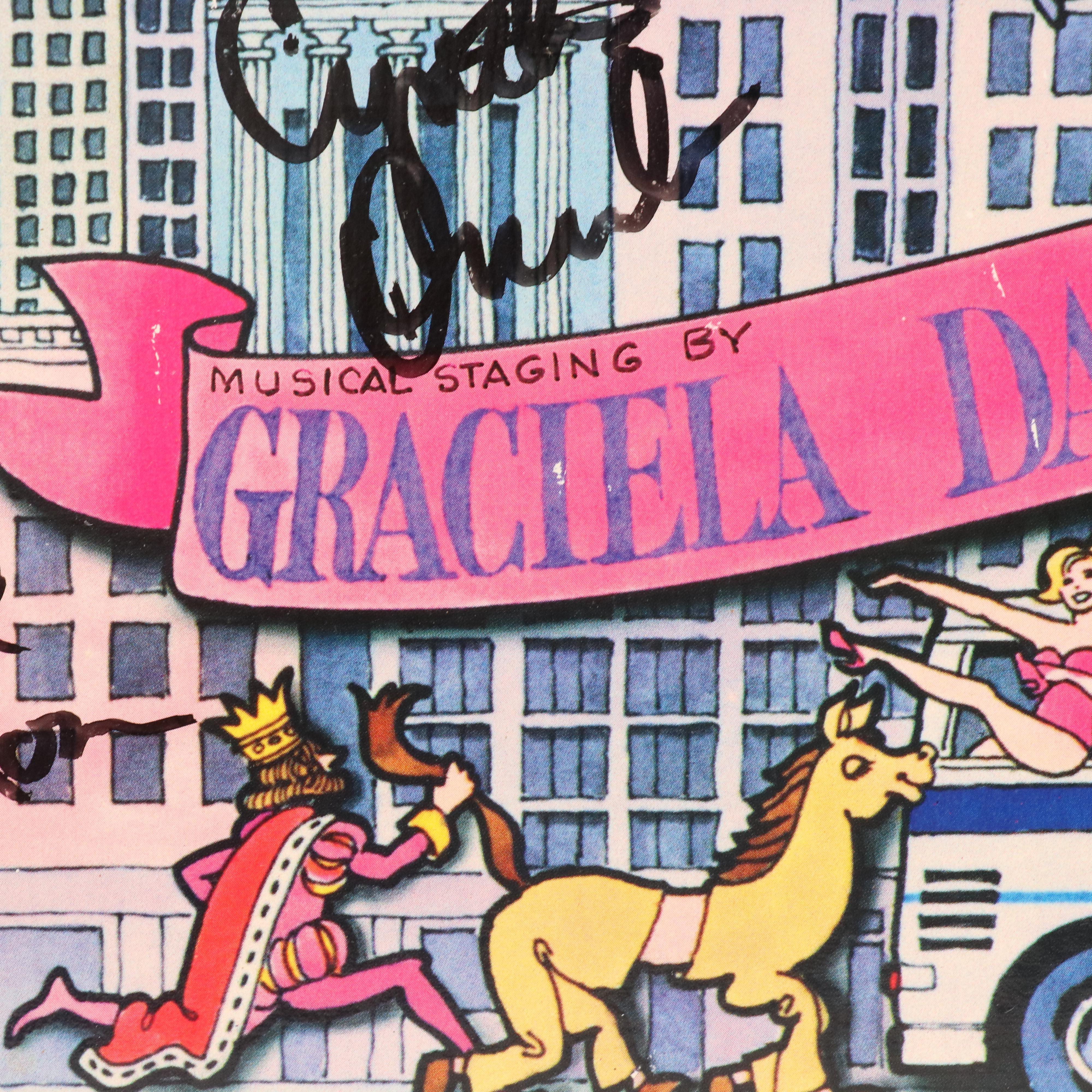 "The Goodbye Girl" Show Poster Autographed by Cast Including Martin Short