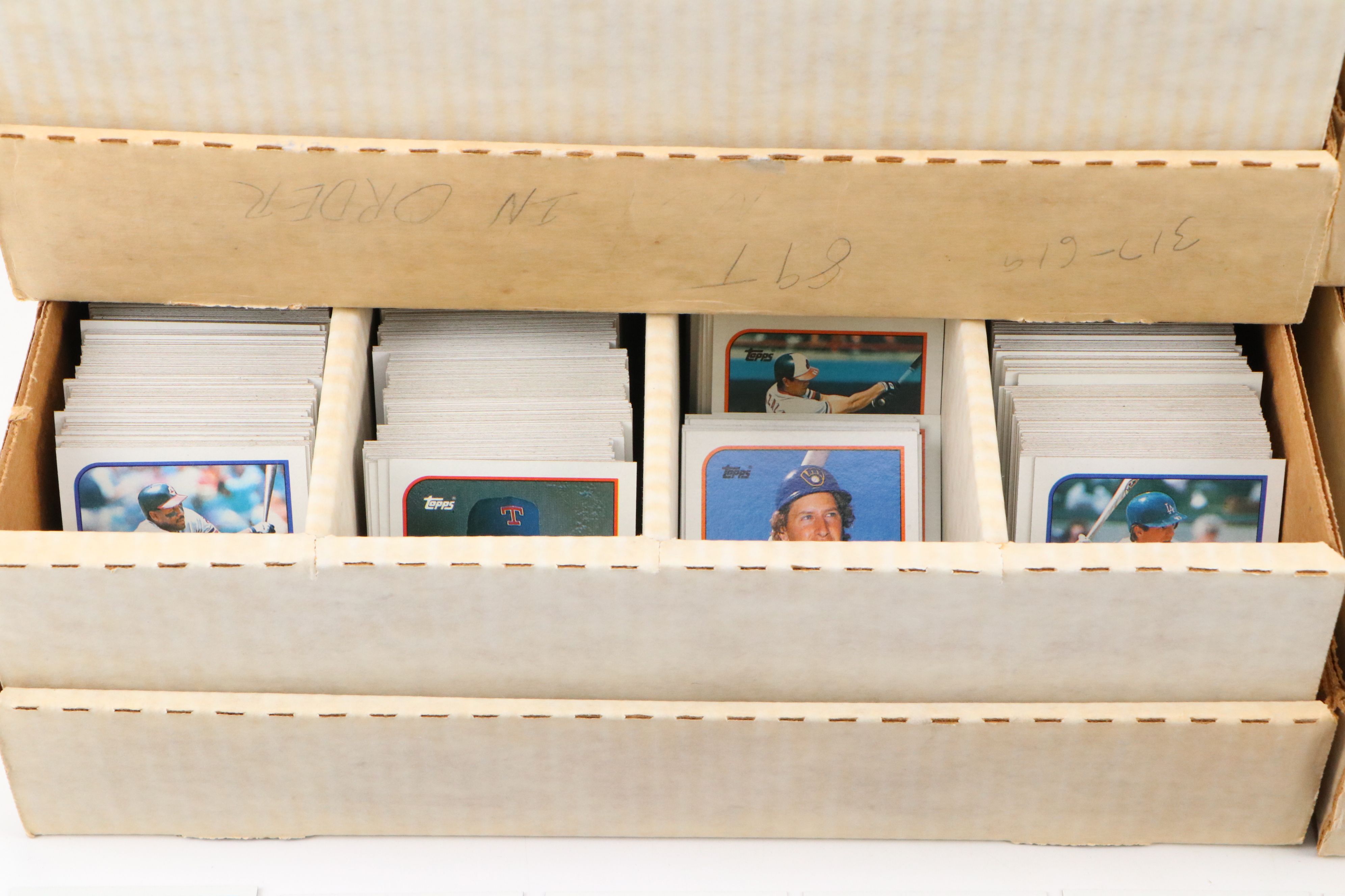 1989 Topps Baseball Cards Featuring Randy Johnson Rookie and More