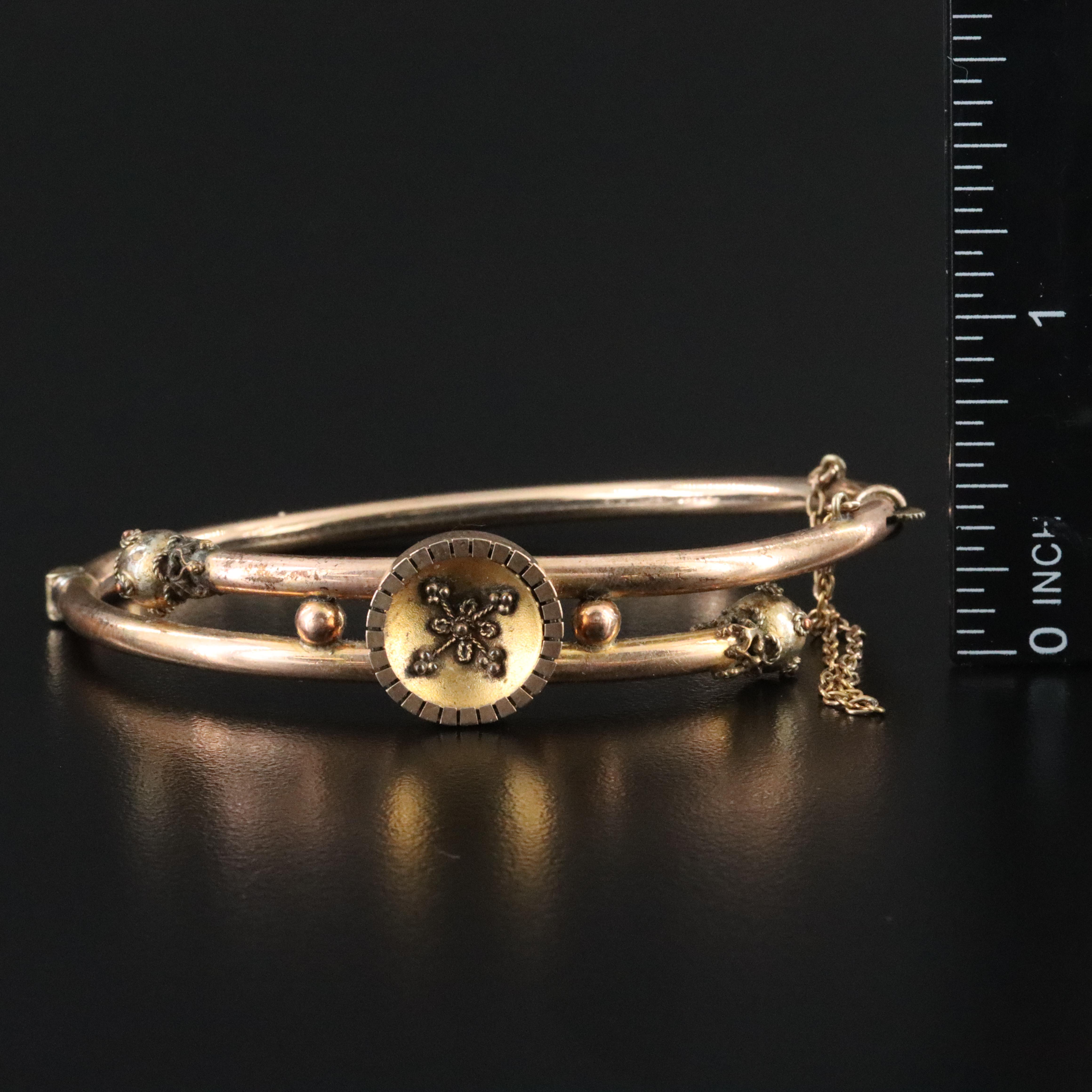 Victorian and Vintage Bracelets Including 10K Glass Cameo