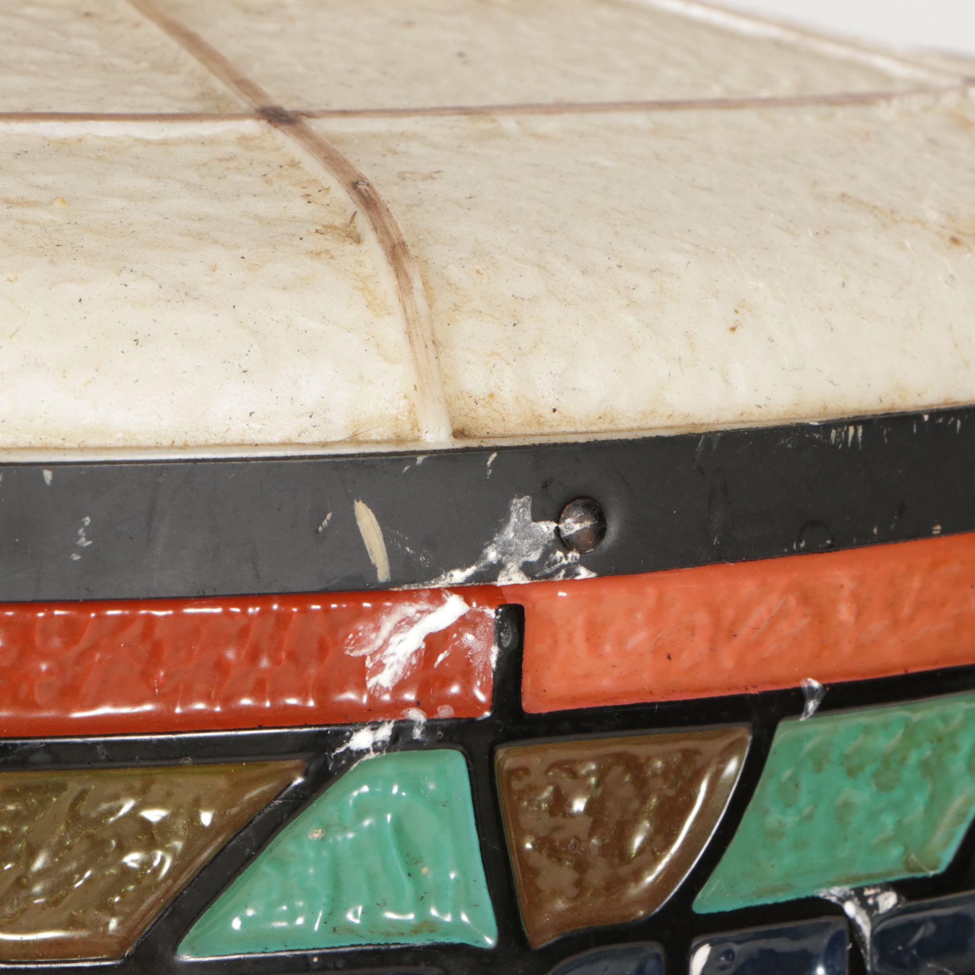 Monroe Shocks Stylized Advertising Pendant Light, Mid-20th Century