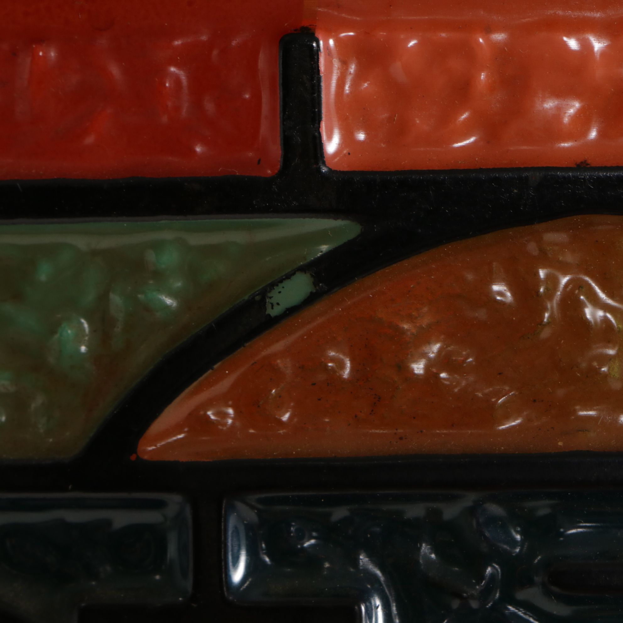 Monroe Shocks Stylized Advertising Pendant Light, Mid-20th Century