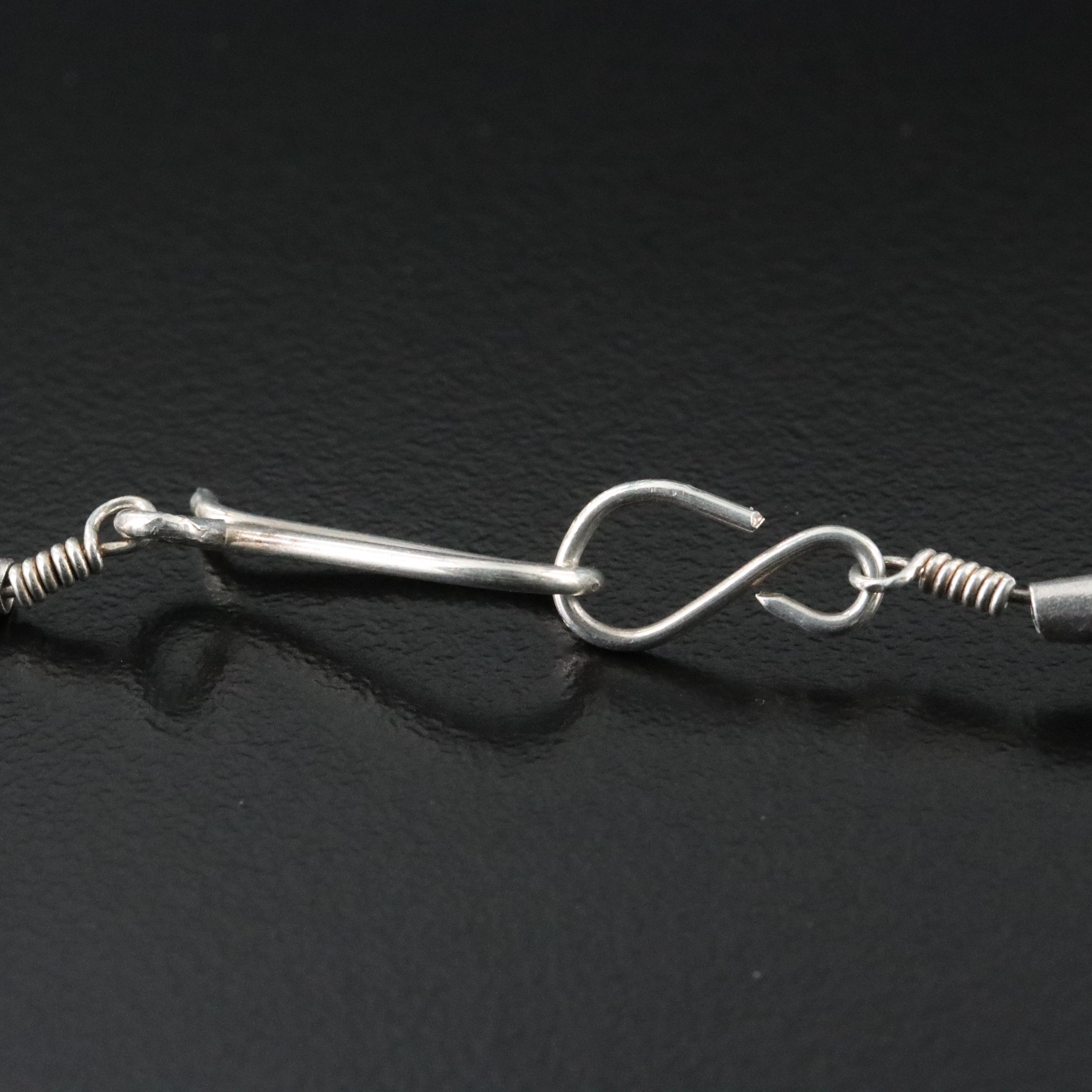 Fine Silver Multi-Strand Liquid Silver Necklace