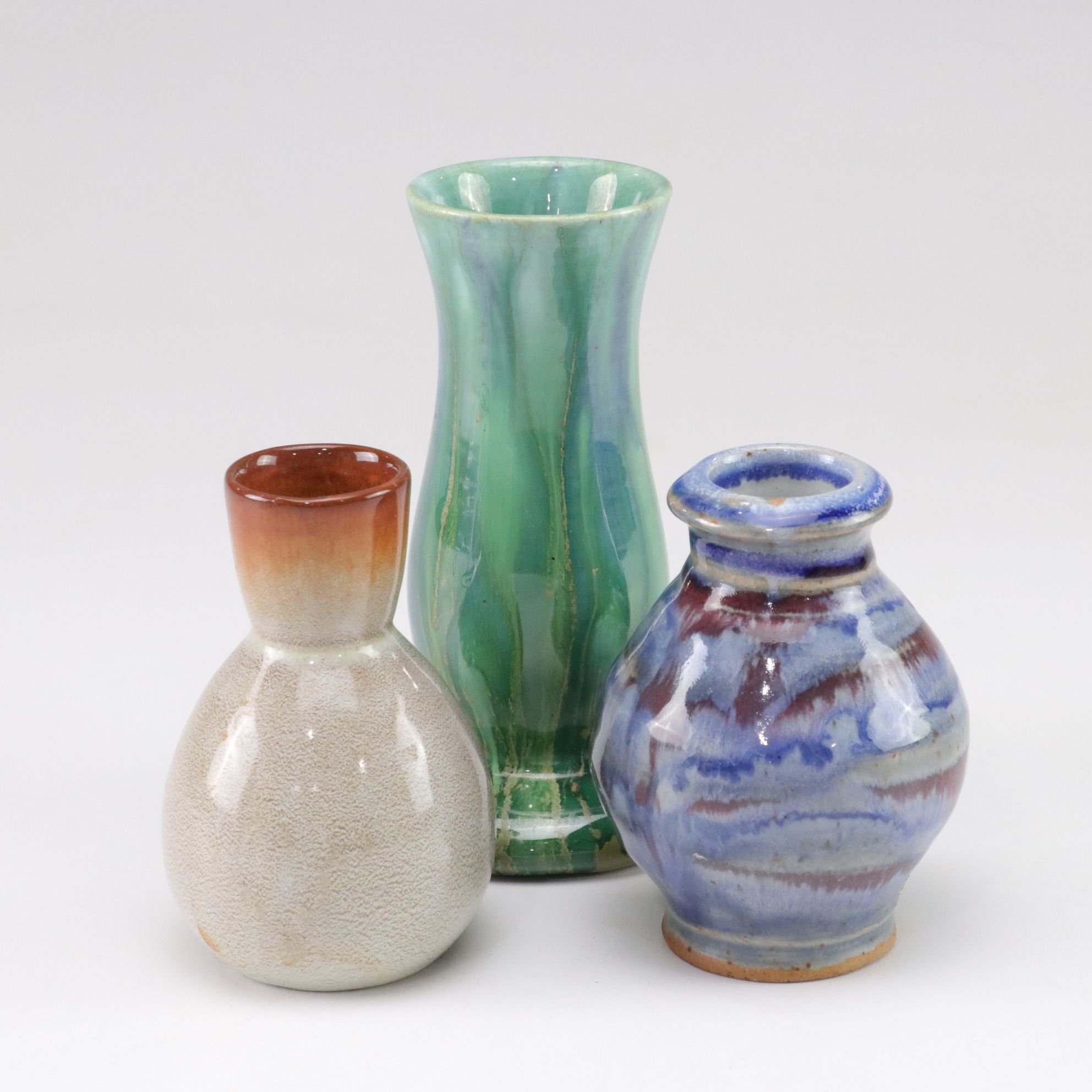 Monterey Jade Pottery & Other Ceramic Bud Vases
