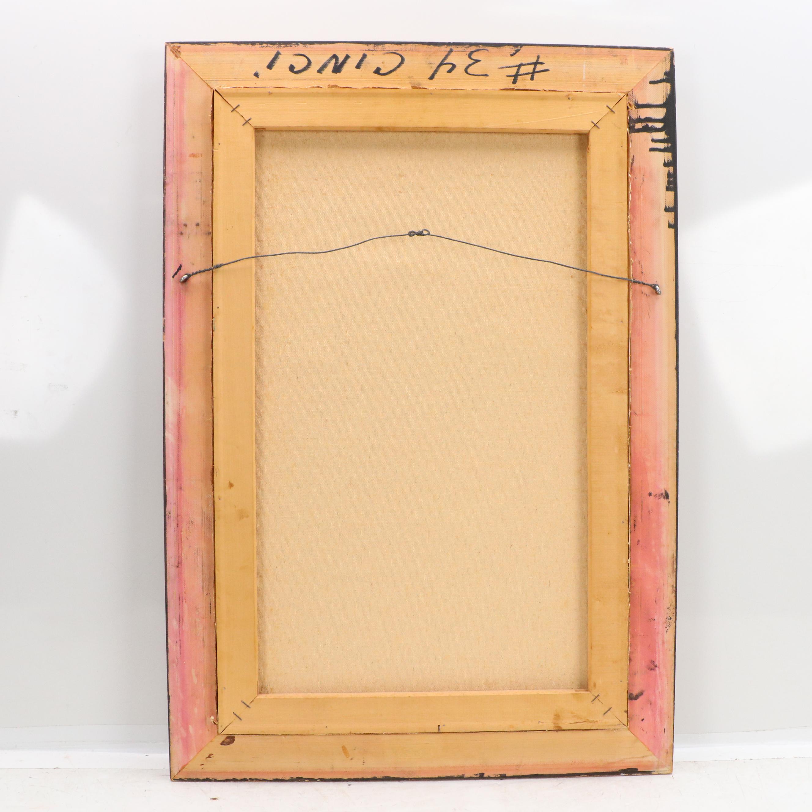 Offset Lithograph After Samuel Miller "Young Girl with Flowers"