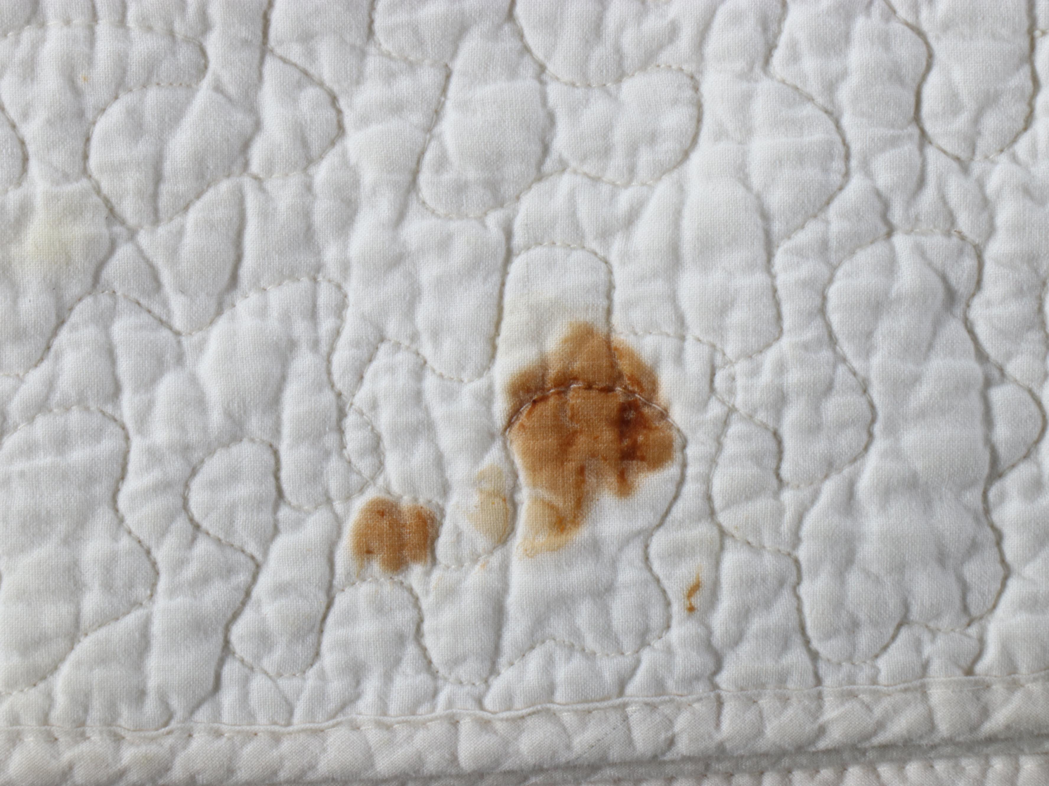 Two JC Penney Home Collection Embroidered Cotton Twin Size Bedspreads