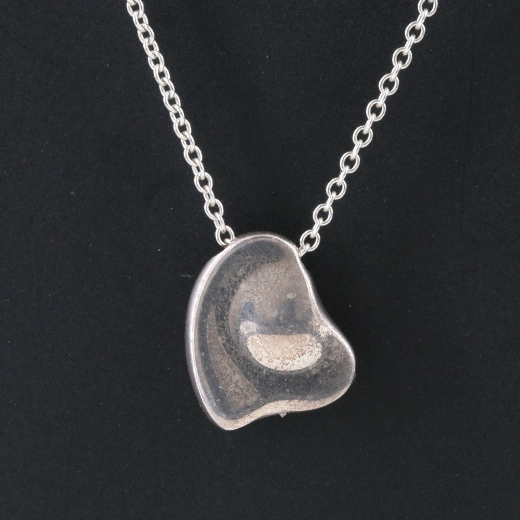 Elsa Peretti for Tiffany & Co. Sterling Full Heart Necklace