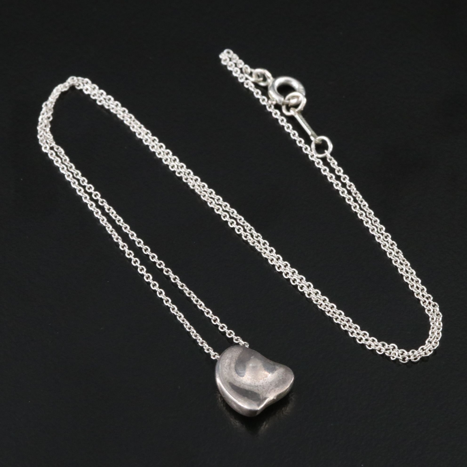 Elsa Peretti for Tiffany & Co. Sterling Full Heart Necklace