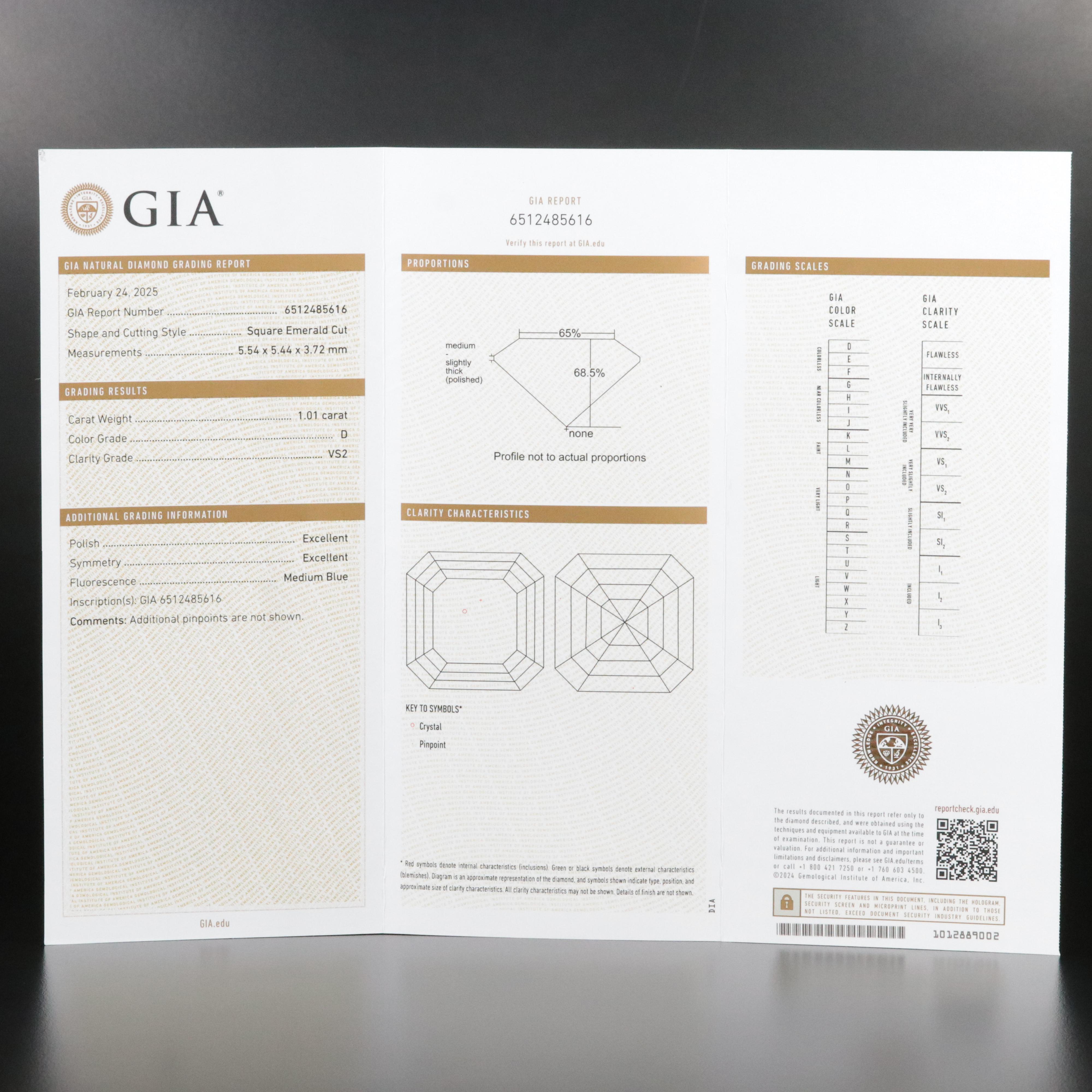 Platinum 2.03 CTW Diamond Stud Earrings with GIA Reports