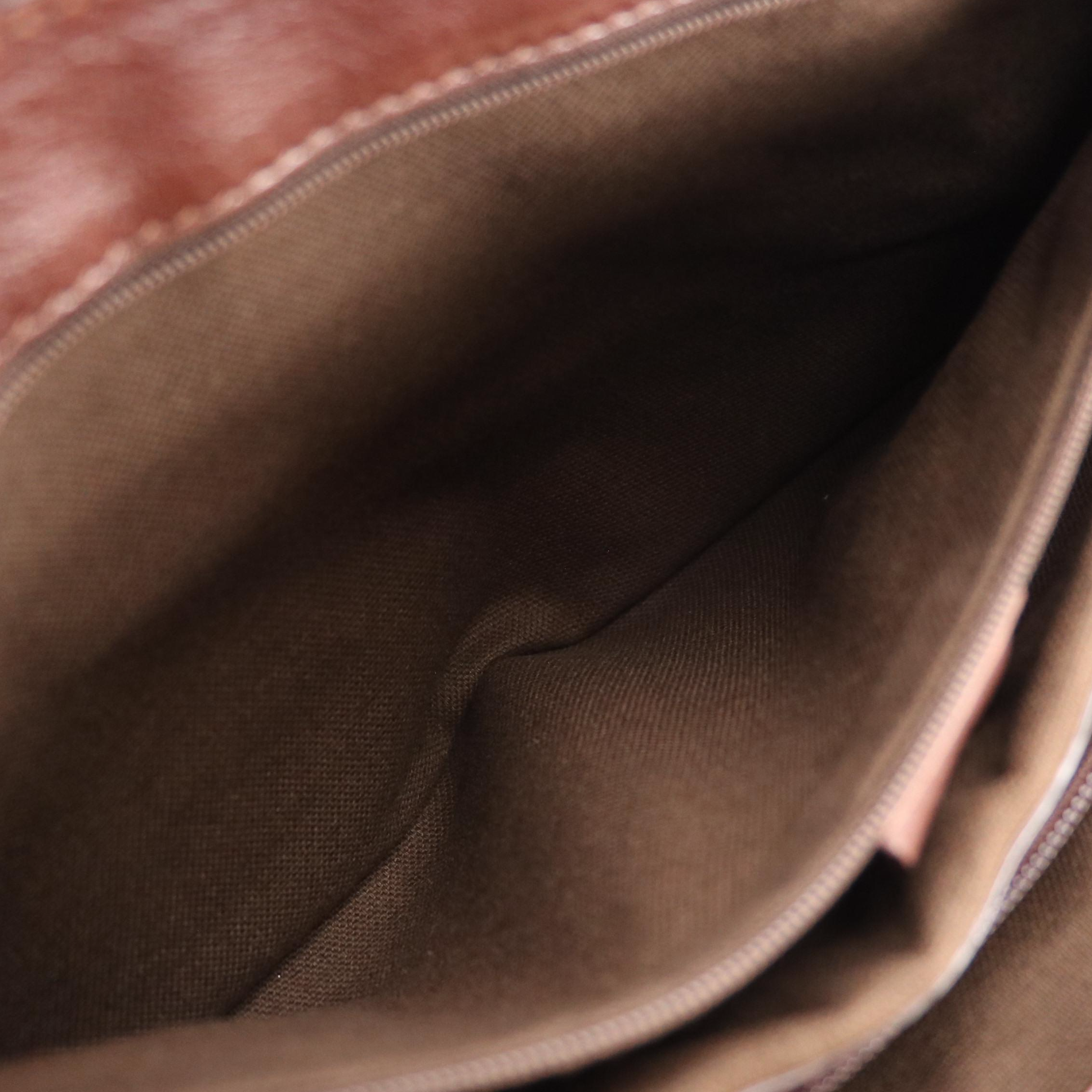 Burberry Multicolored Wool Tweed and Brown Leather Trim Handbag Tote