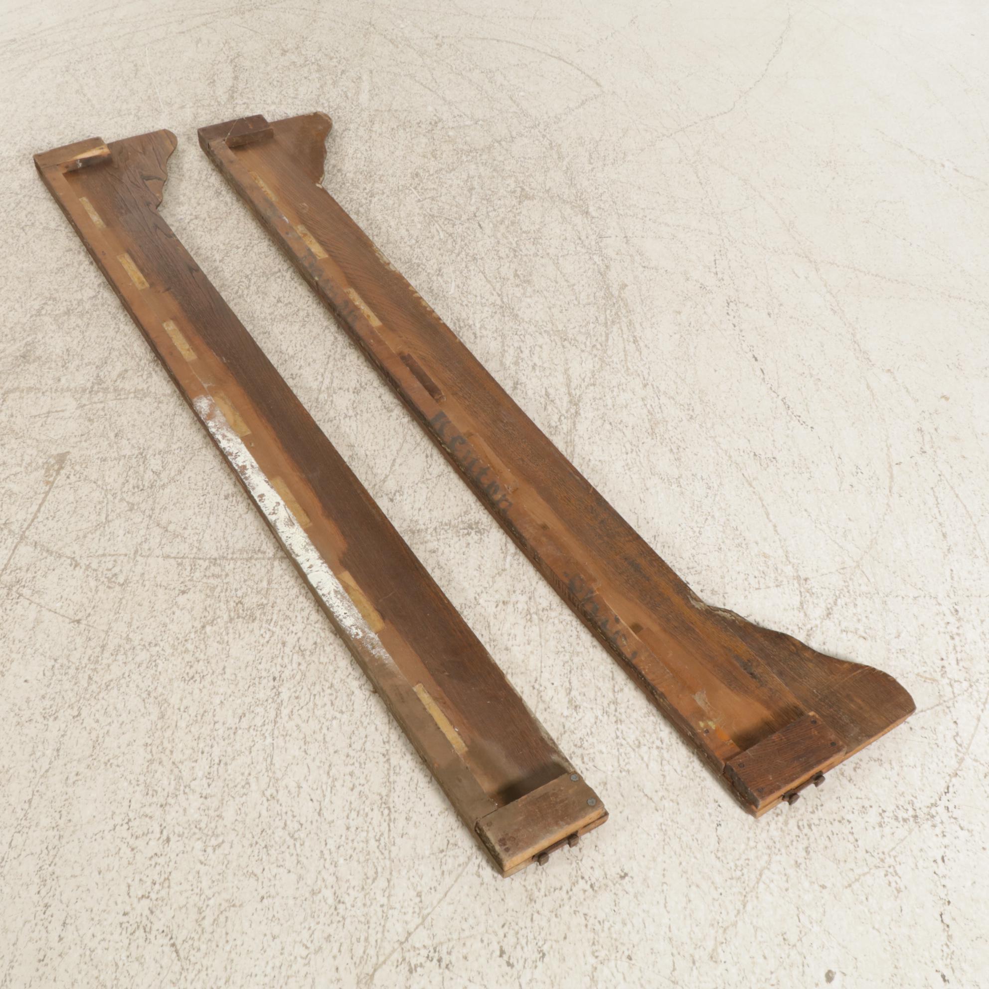 Victorian Eastlake Walnut and Burl Wood Full Size Bed Frame, Late 19th Century