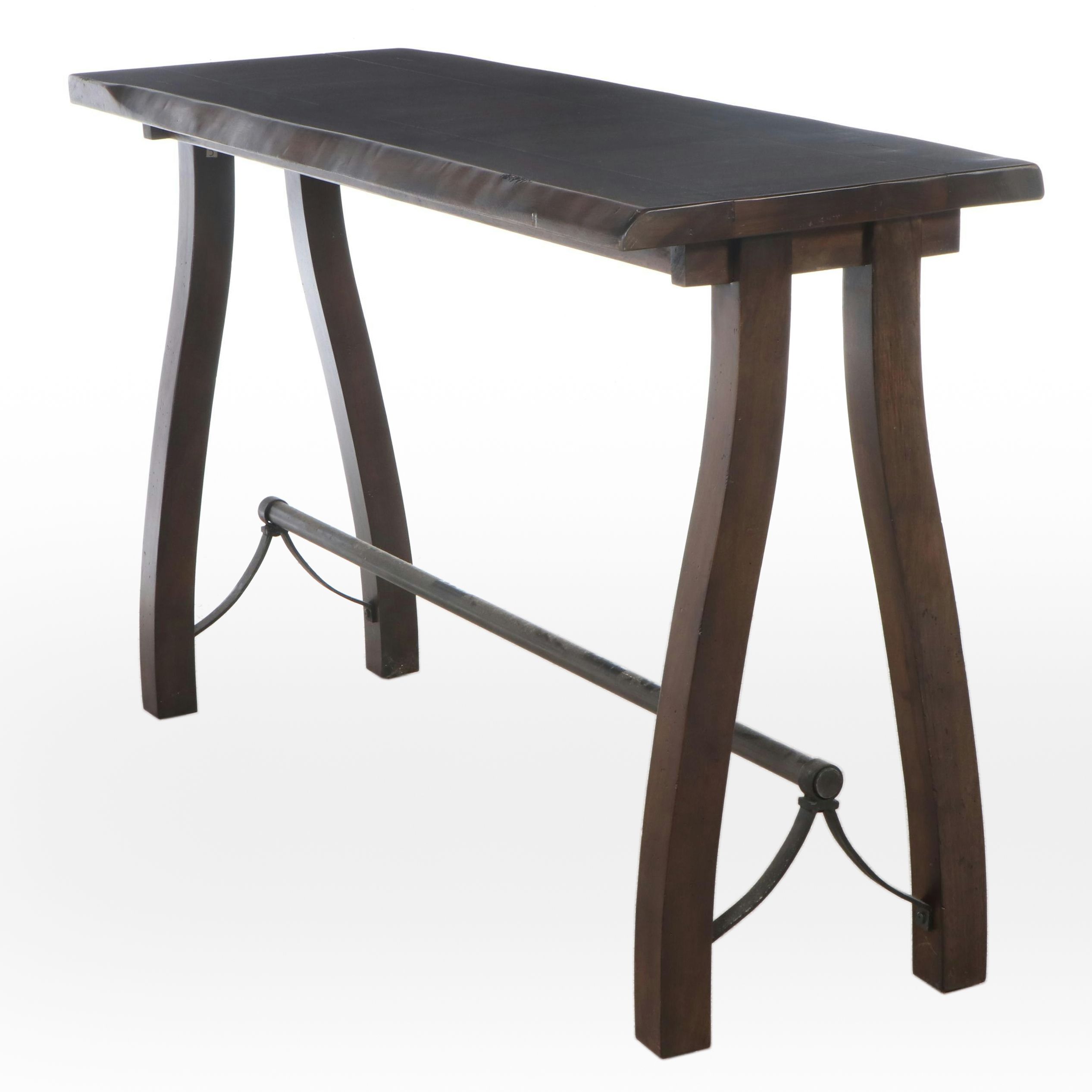 Uttermost Industrial Style Wood and Metal Console Table