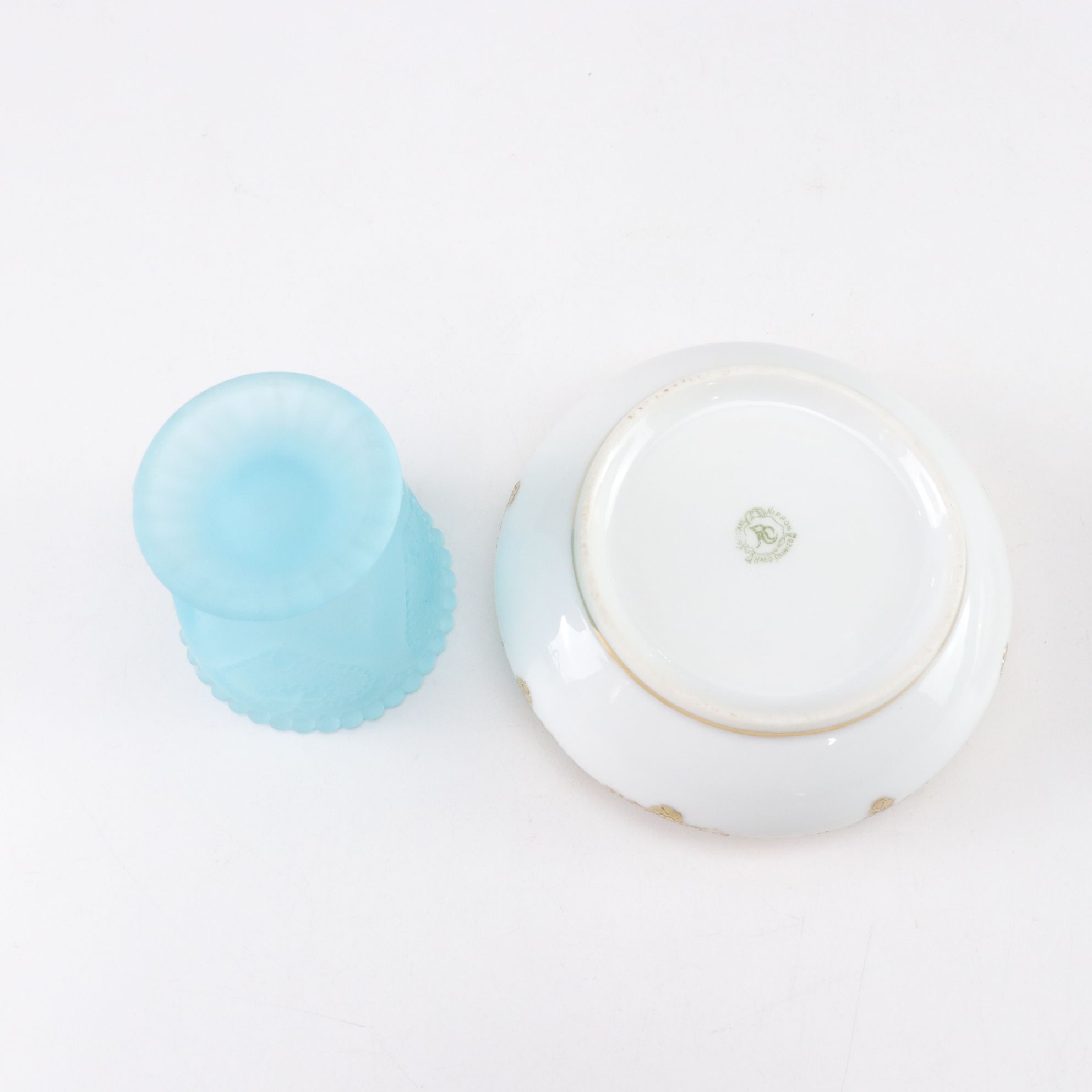 Tiffin Glass "Dancing Nymph" Vase, Stratton Compacts, Linden Alarm Clock & More