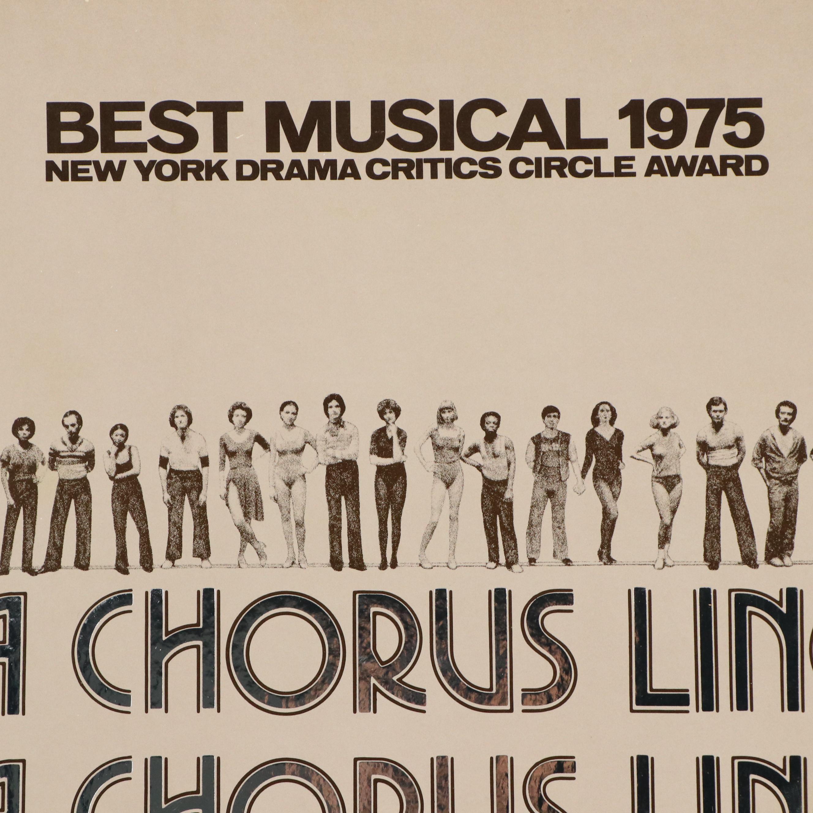 Broadway Musical Prints Including Etching of Liza Minelli from "Chicago," 1989